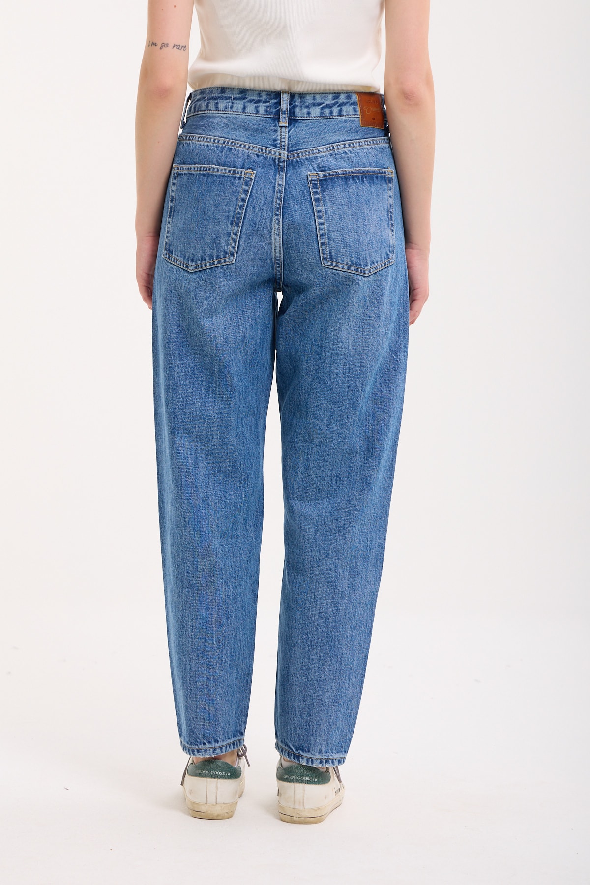 Slouchy Pantolon - Koyu Mavi
