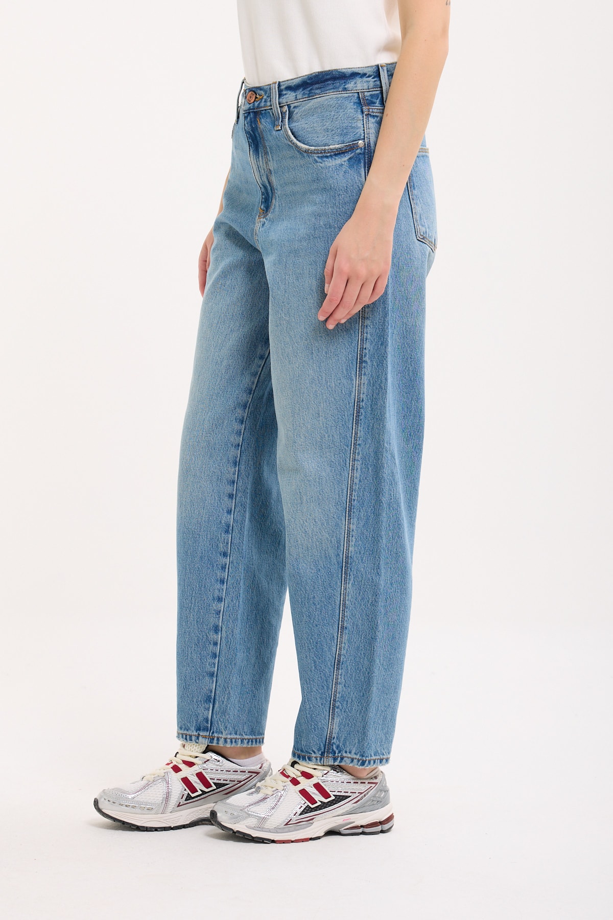 Slouchy Pantolon - Mavi