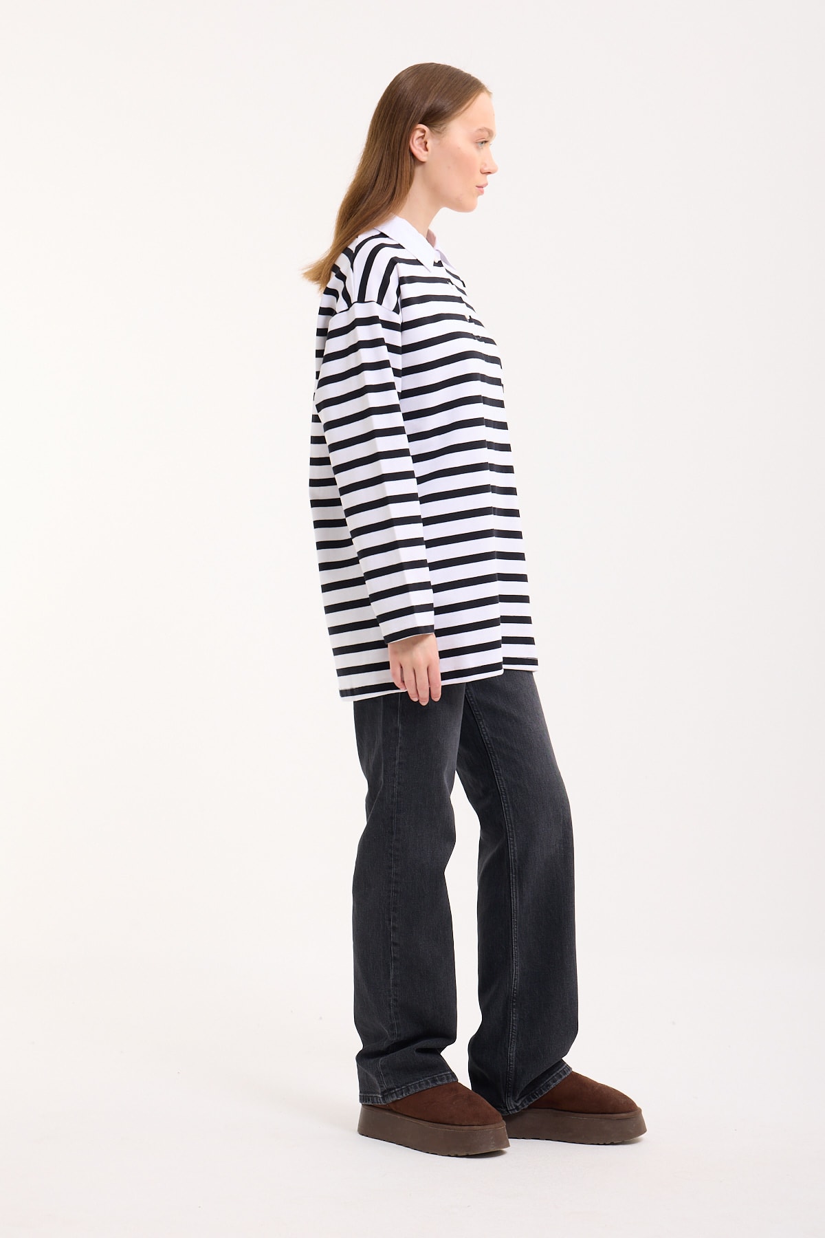 Polo Yaka Sweatshirt - Ansel