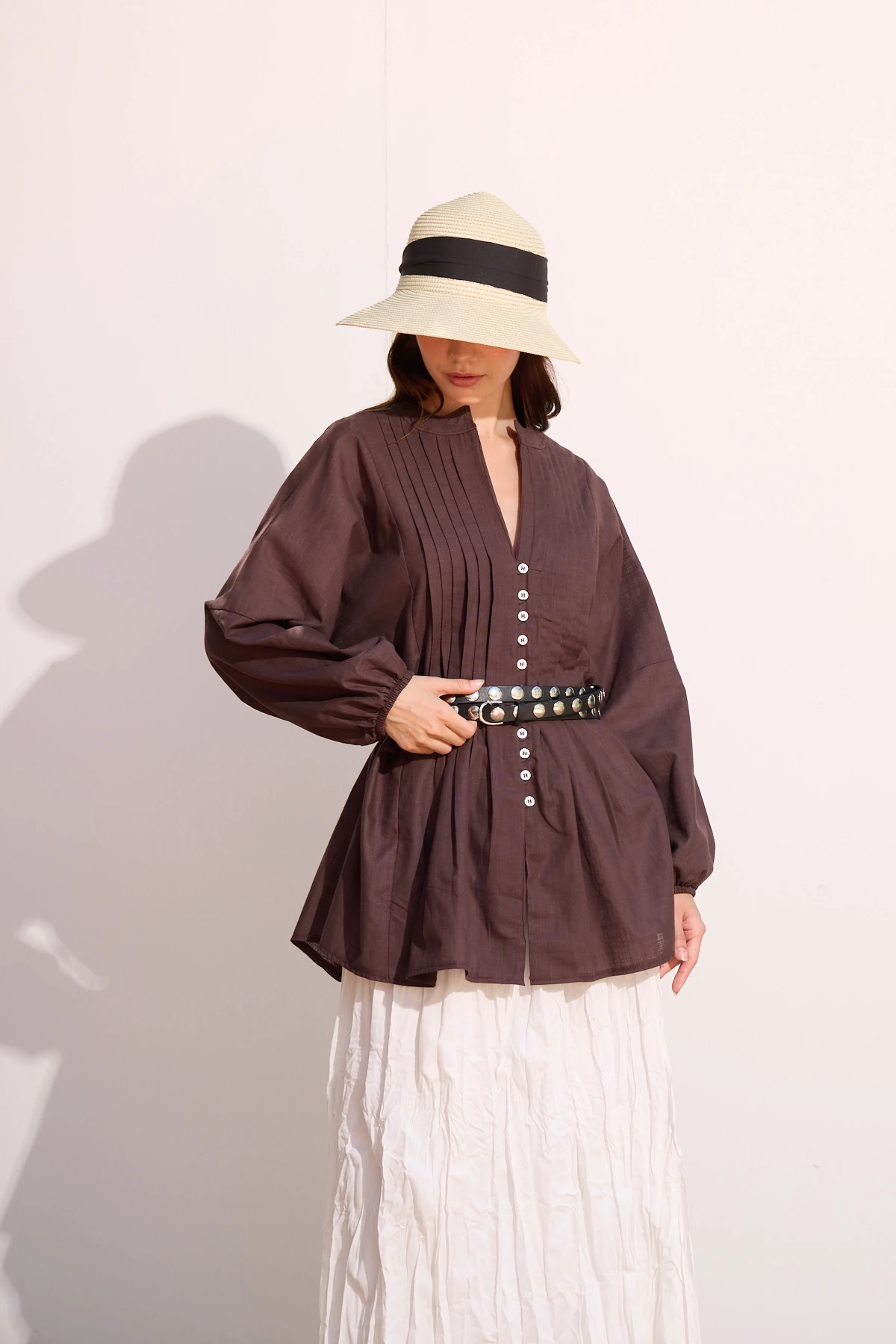 NERVÜRLÜ VUAL GÖMLEK