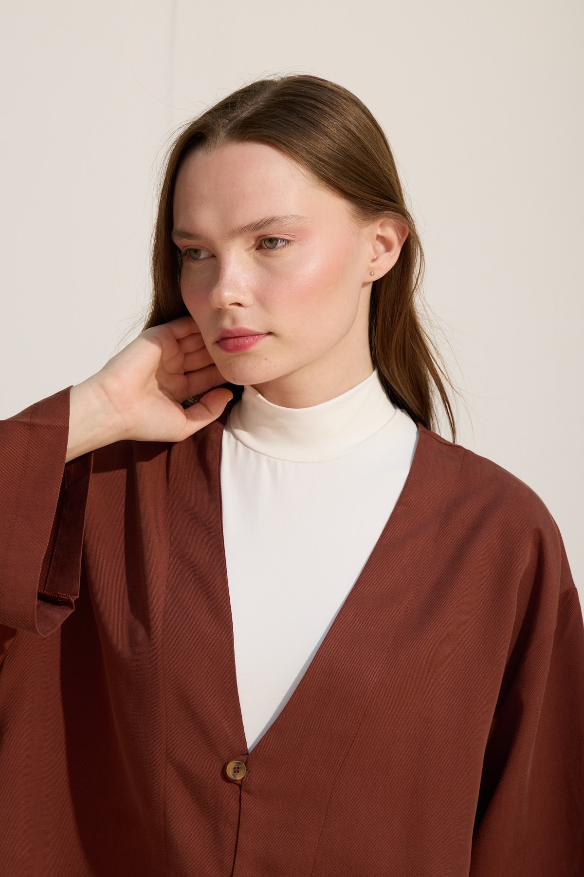 düğmeli kimono