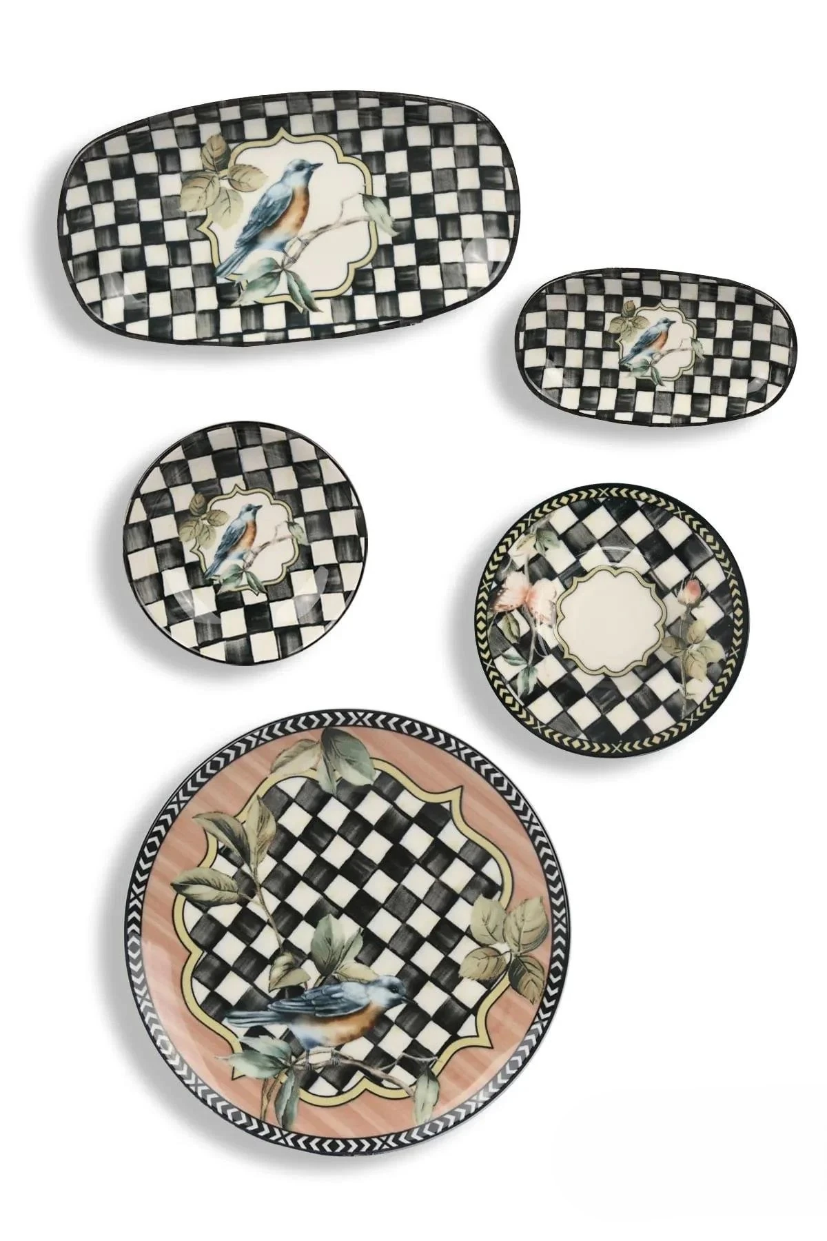 Damalı Paradise 22 Parça Kahvaltı Seti