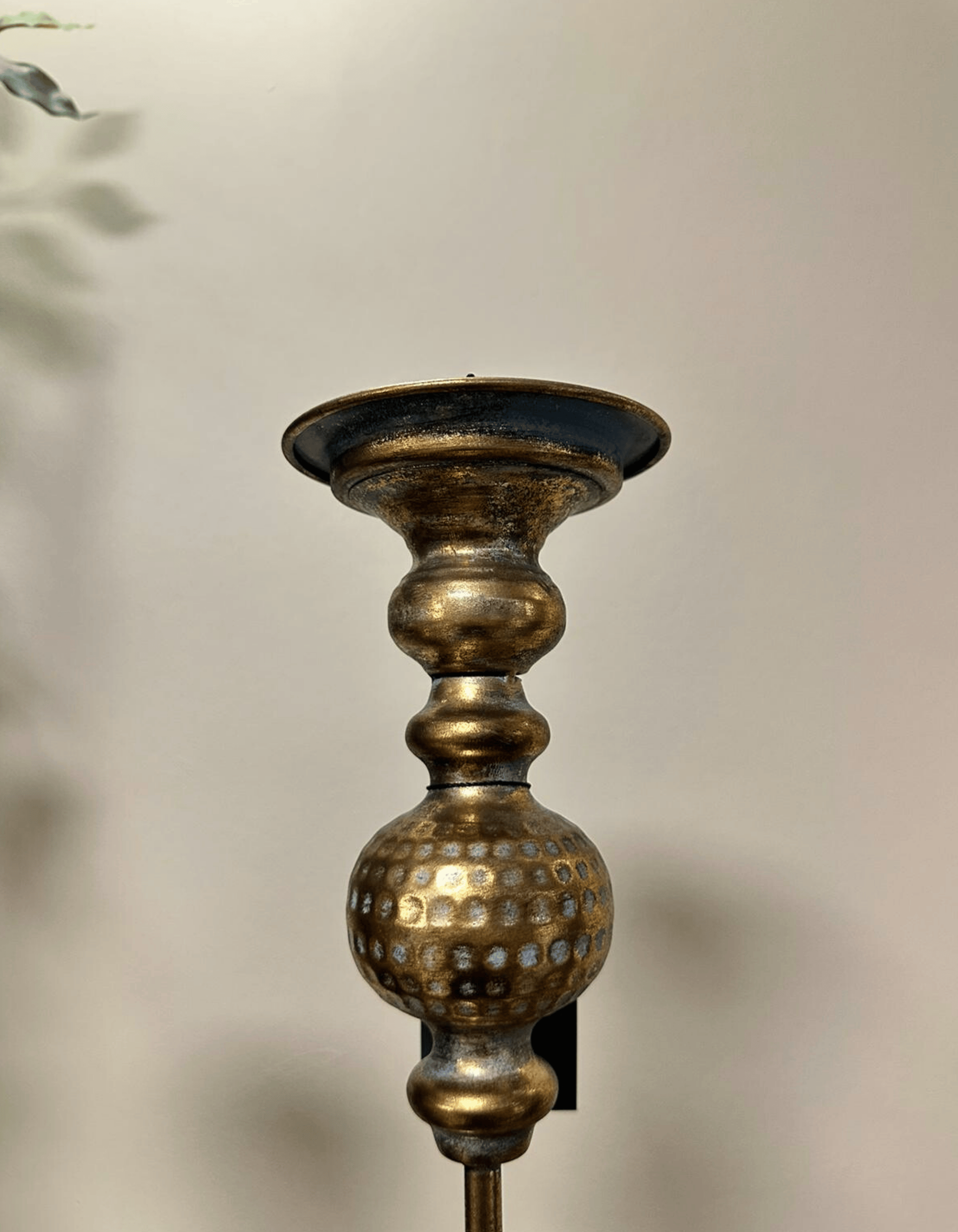 Eskitme Metal 2'li Hitit Model Şamdan