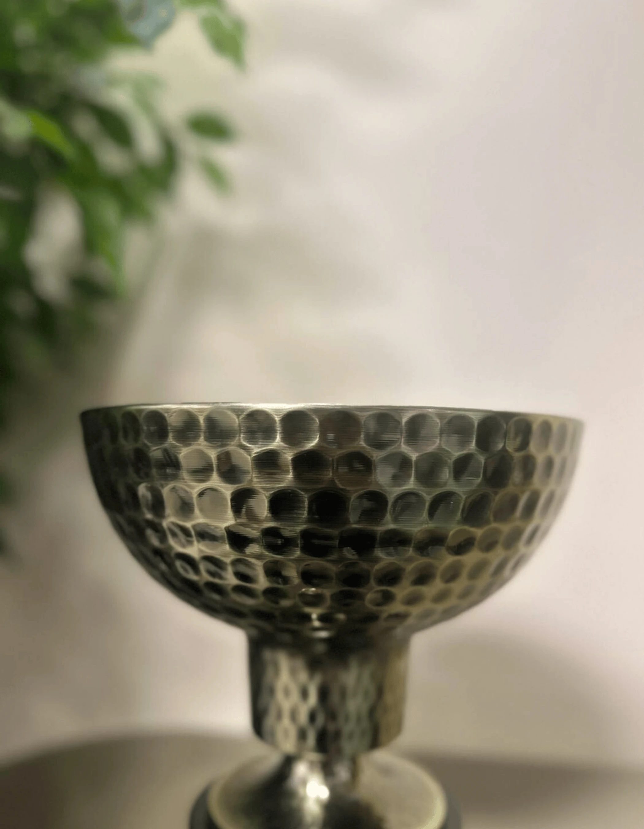 Metal Eskitme Kupa/Vazo Dekor