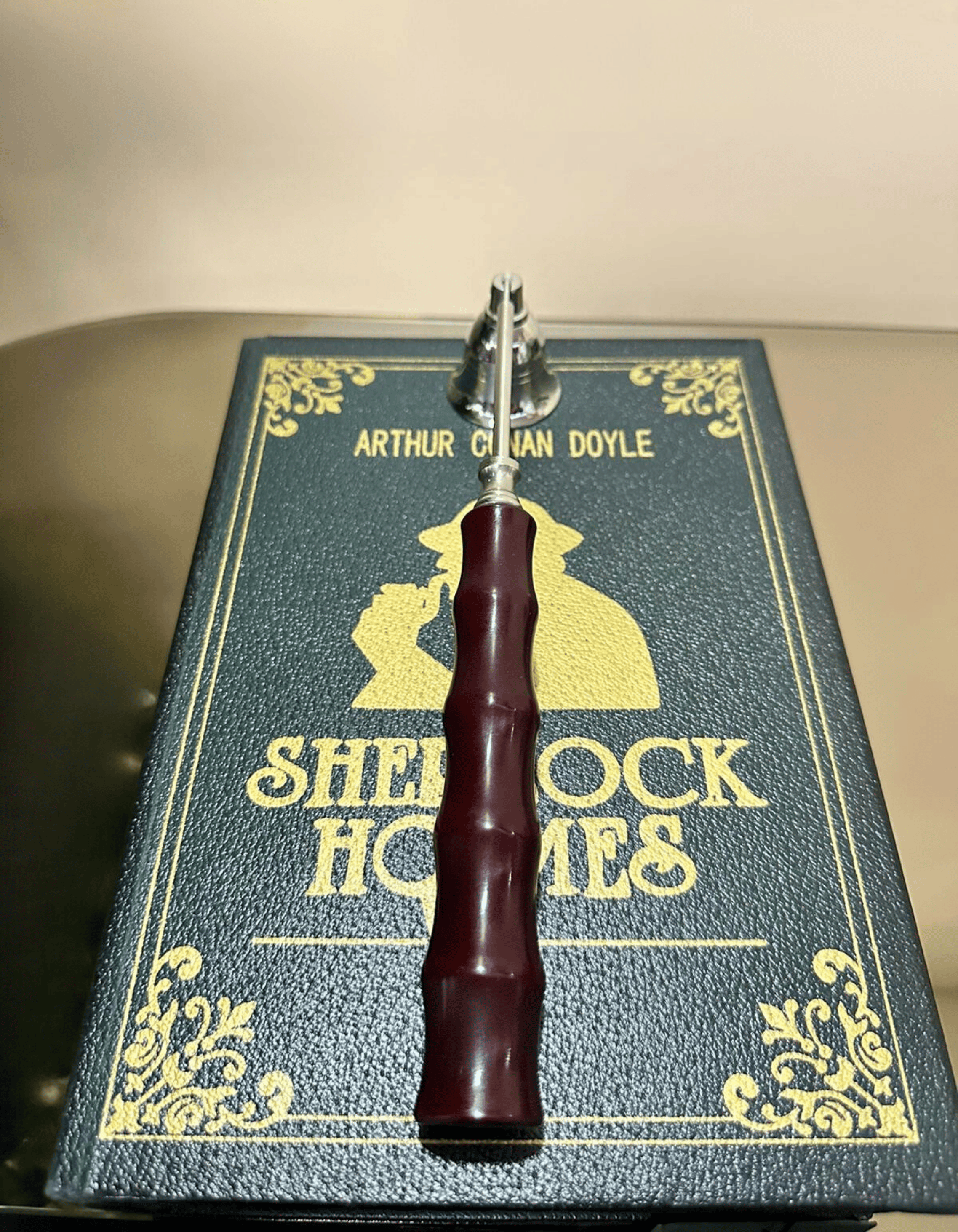 Vintage Elegance Gümüş Mum Söndürücü