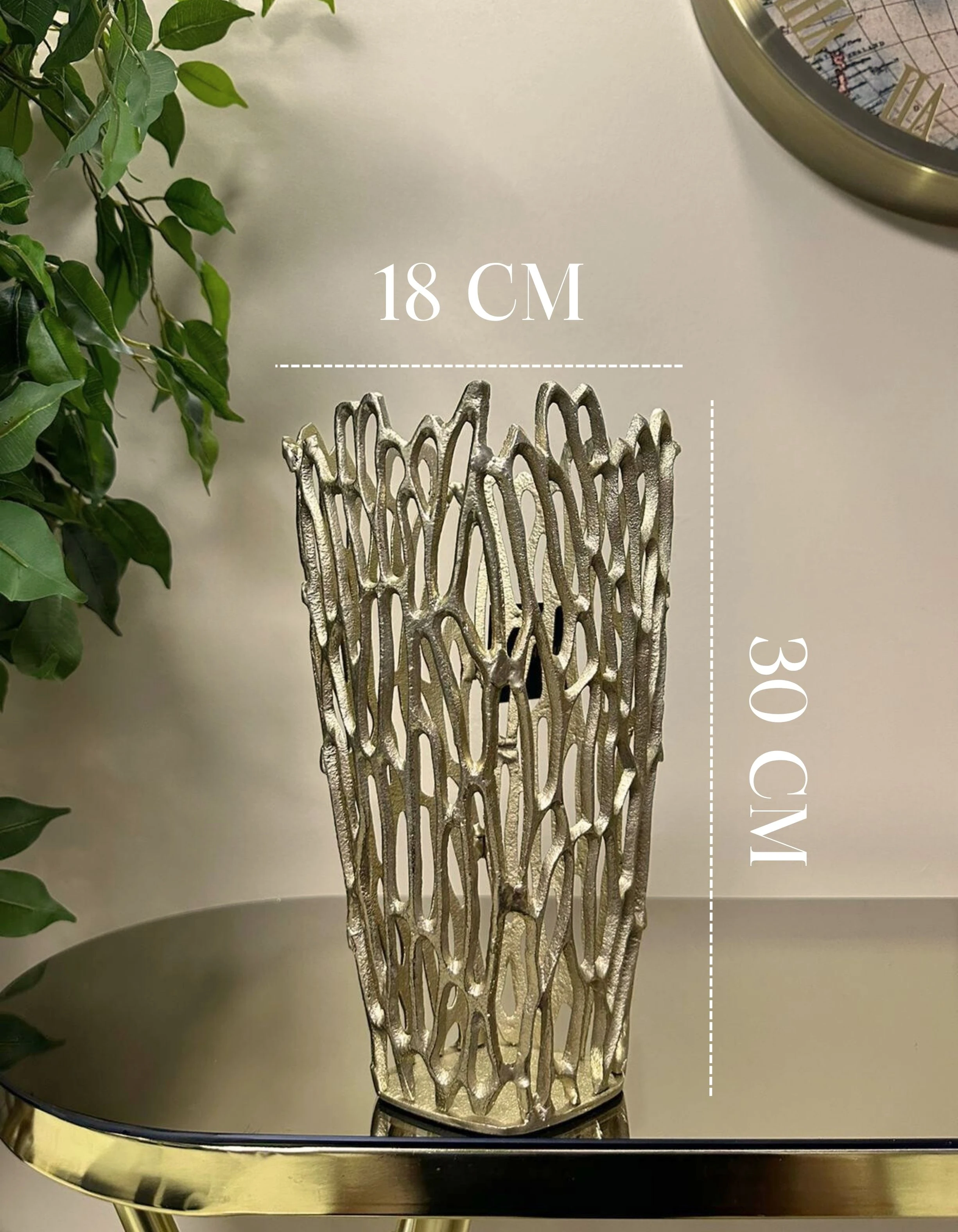 Alüminyum Döküm 8 Parça Dekorasyon Seti