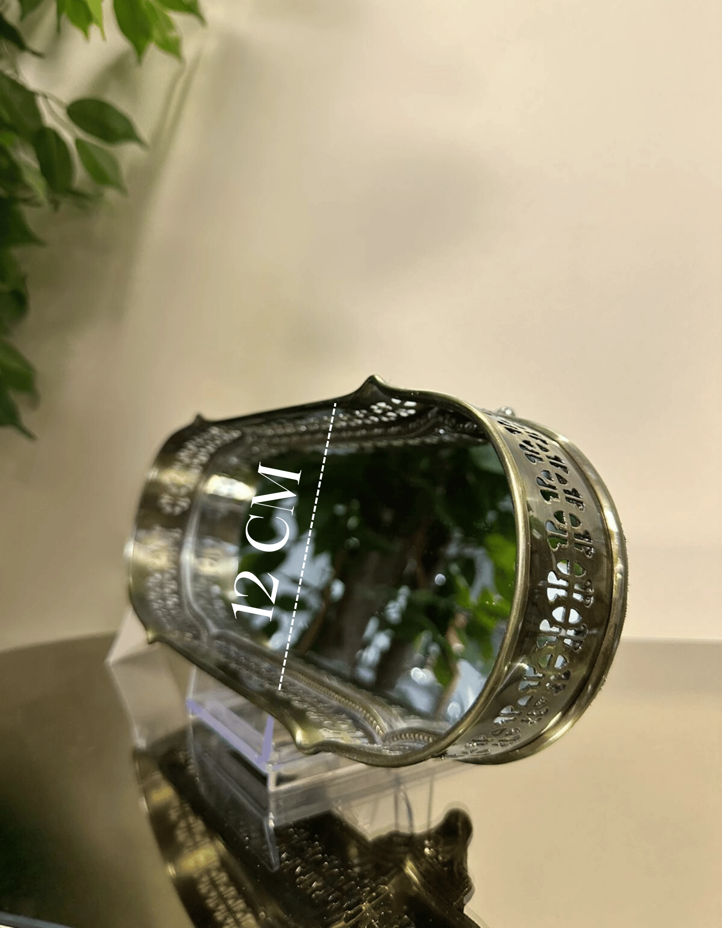 Eskitme Aynalı Jardinyer 