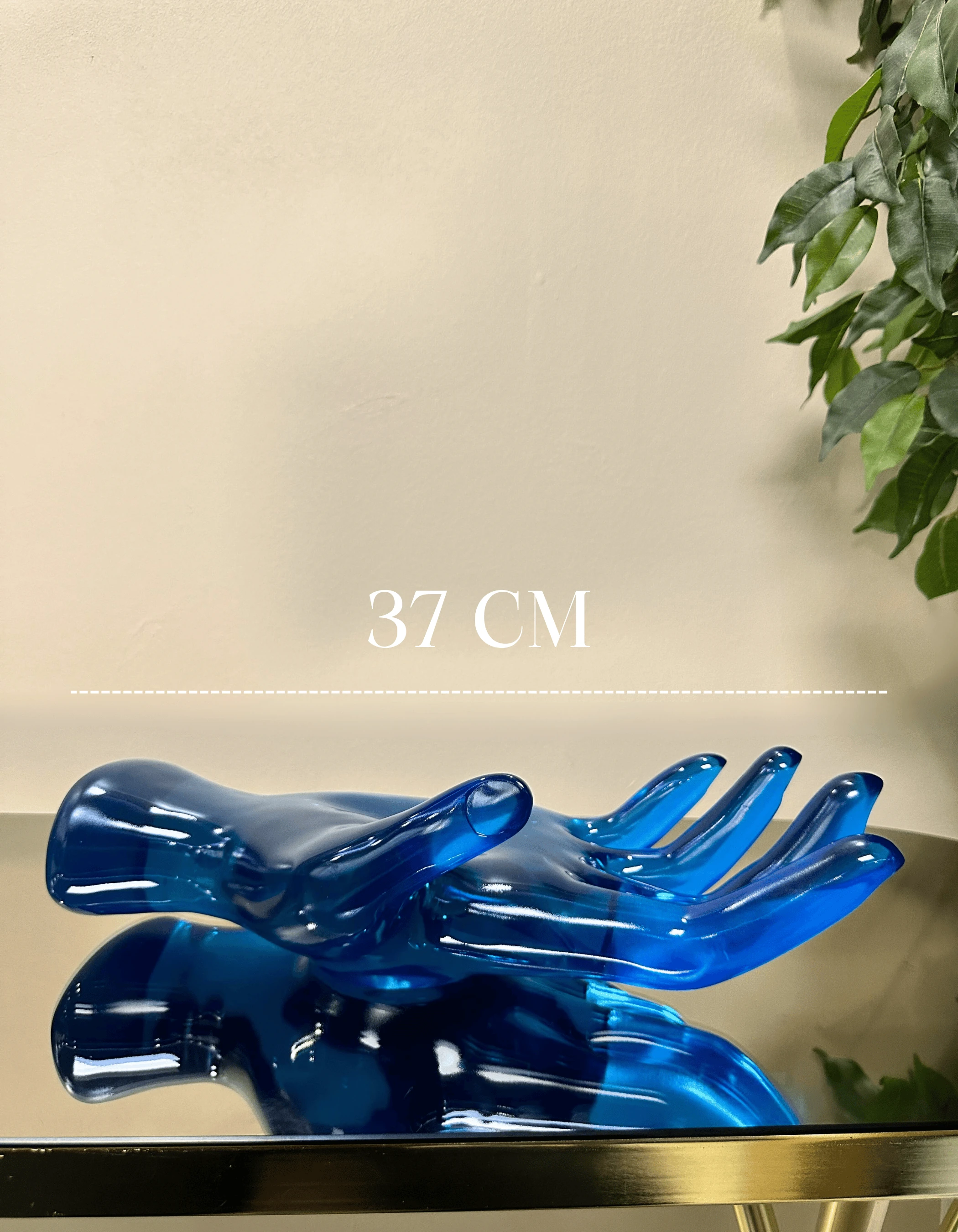 Blue Aura El Dekoratif Obje