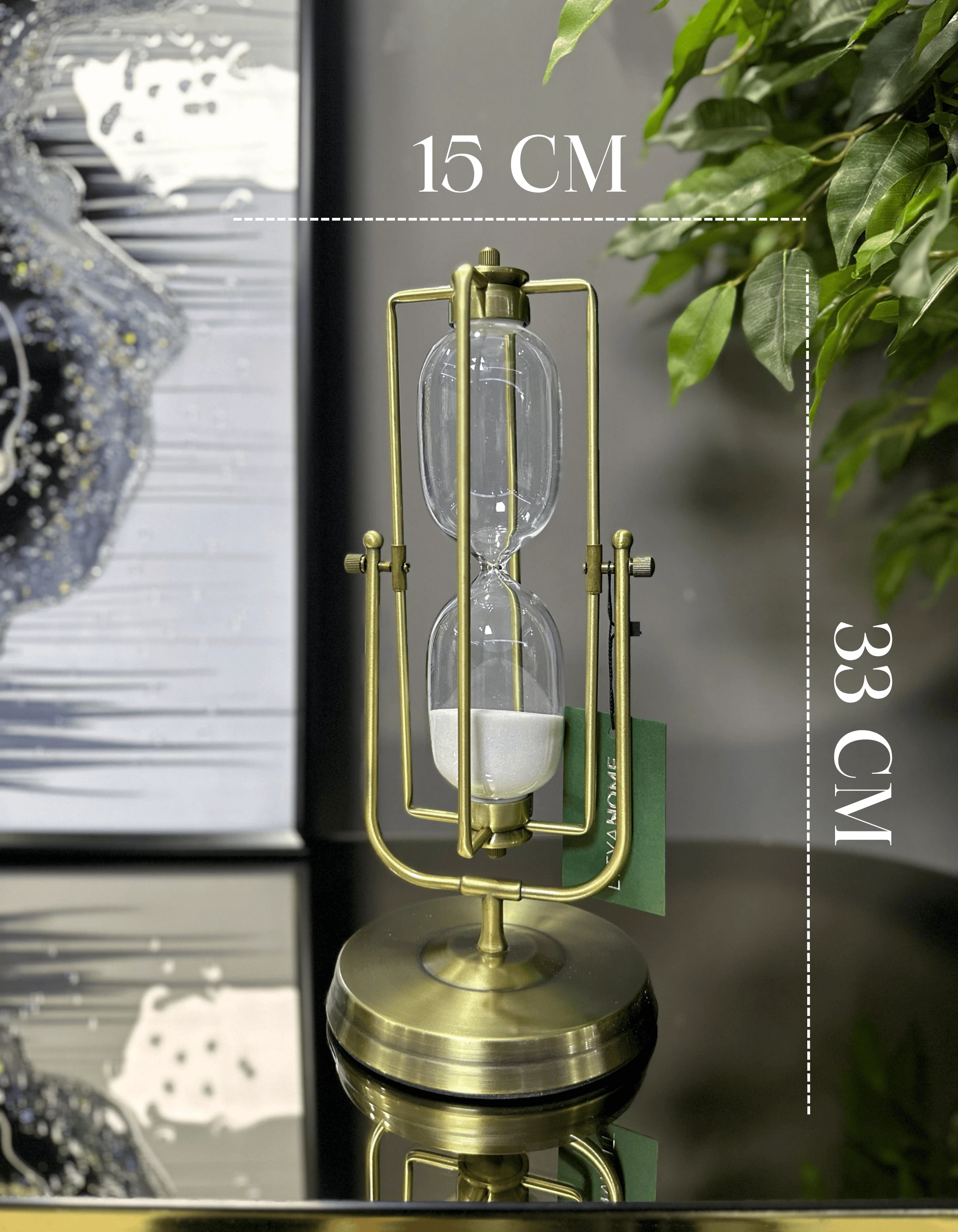 Eskitme Metal Kum Saati