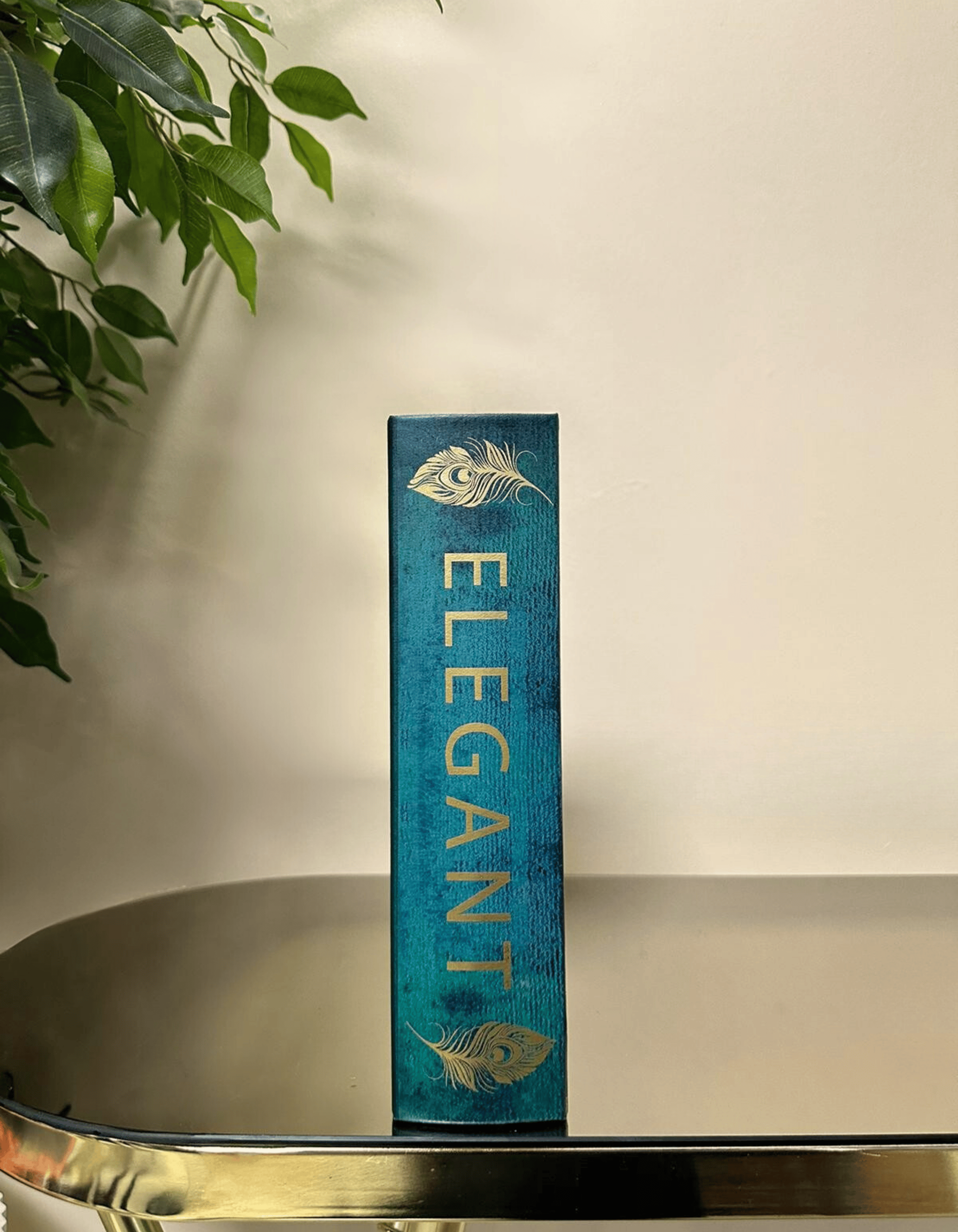 Ahşap Zümrüt Yeşili İthal Kitap Kutu