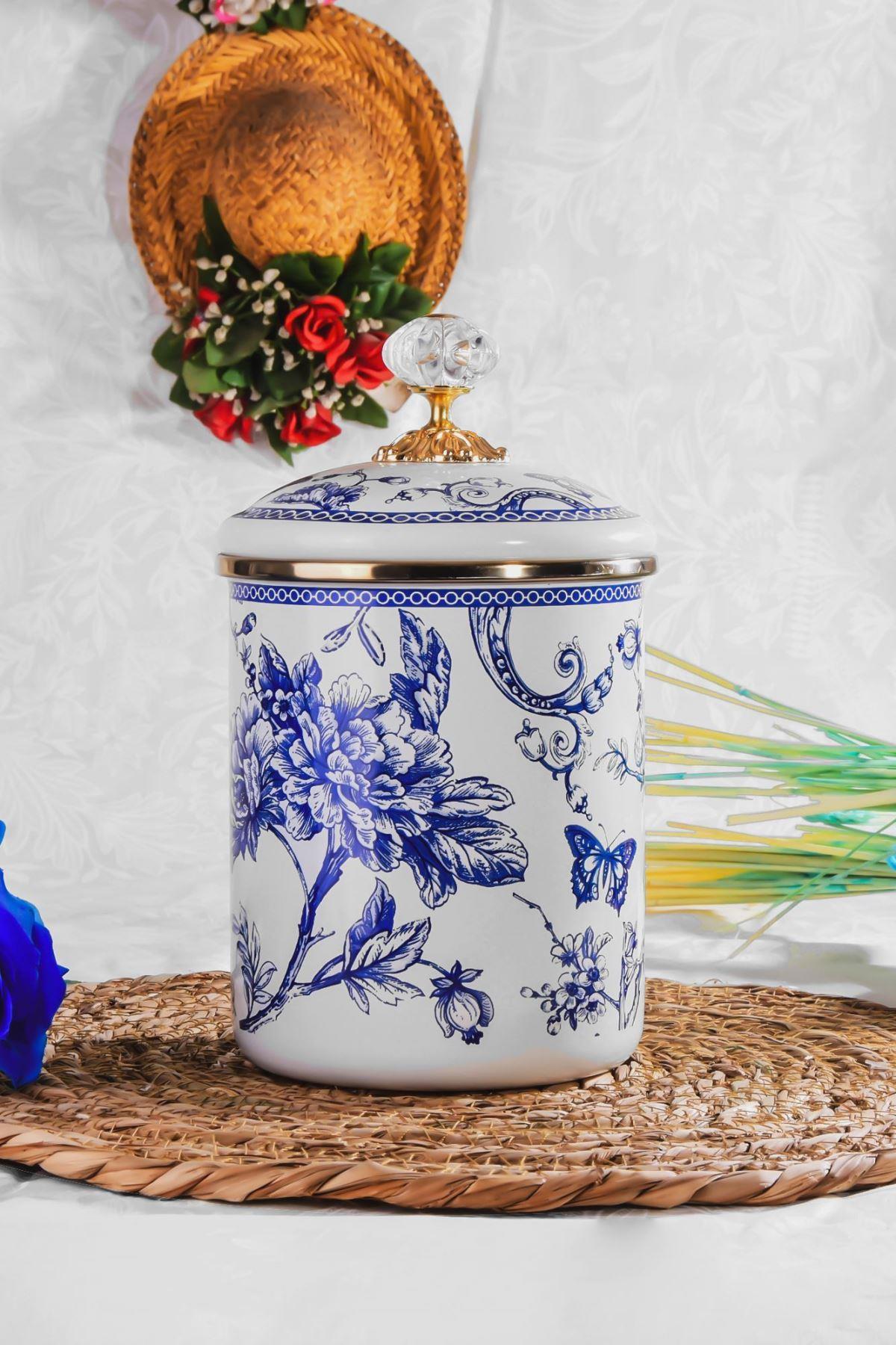 Blue Life Emaye 15 Cm Kavanoz