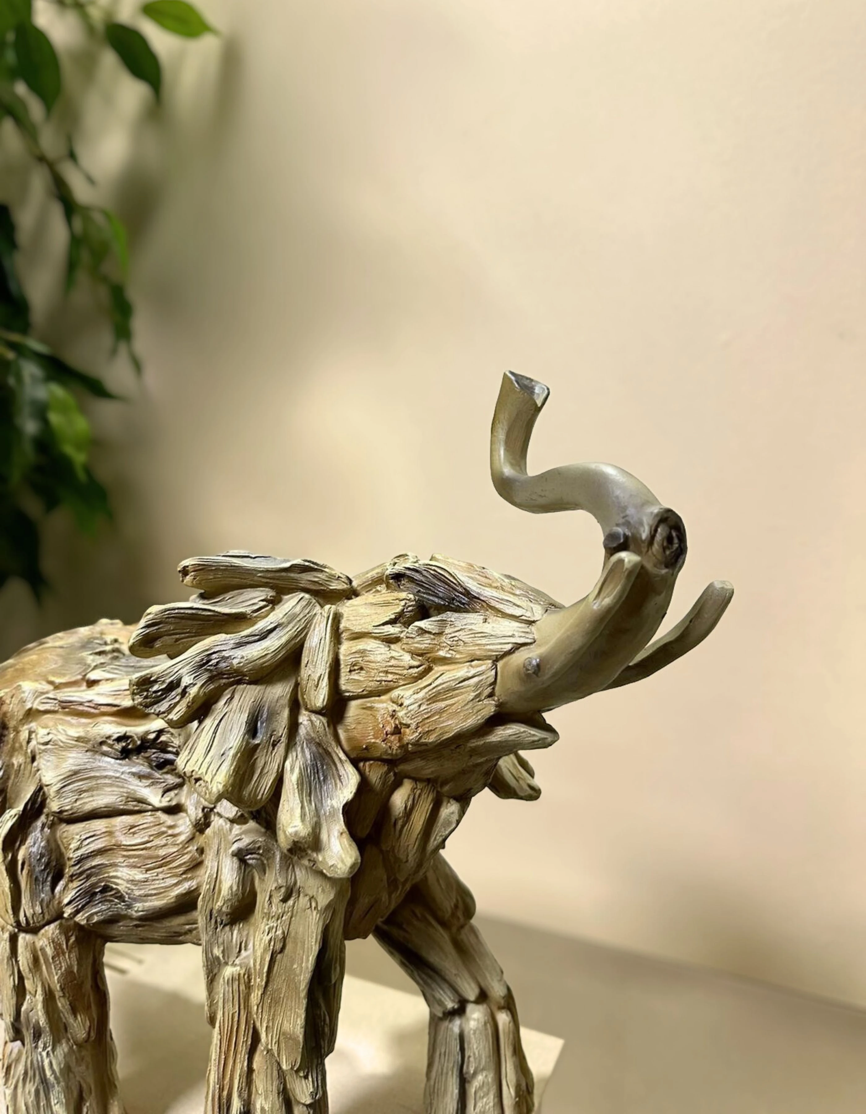 Rustic Driftwood Fil Dekor 40 CM