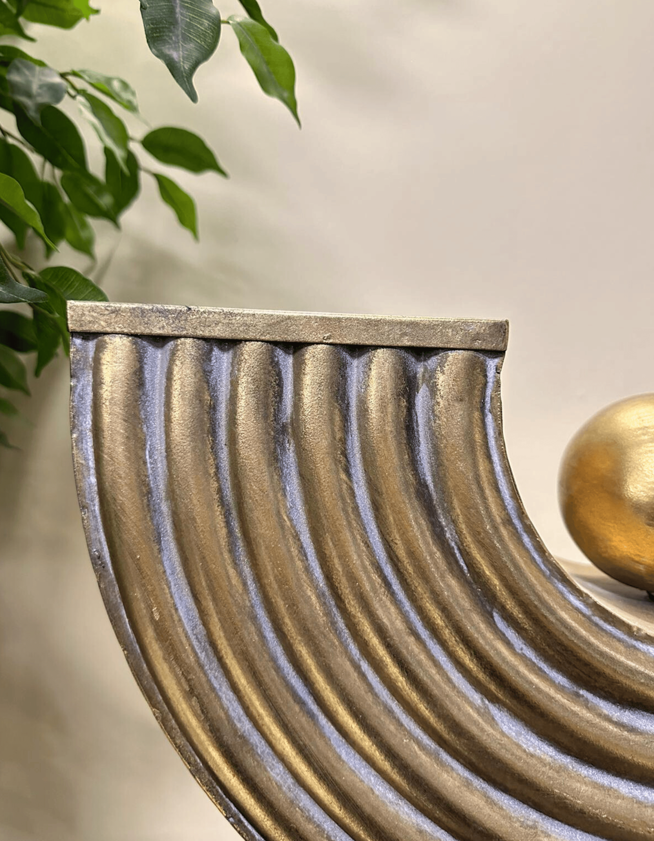 Aura Eskitme Metal Dekor – 49x41 cm