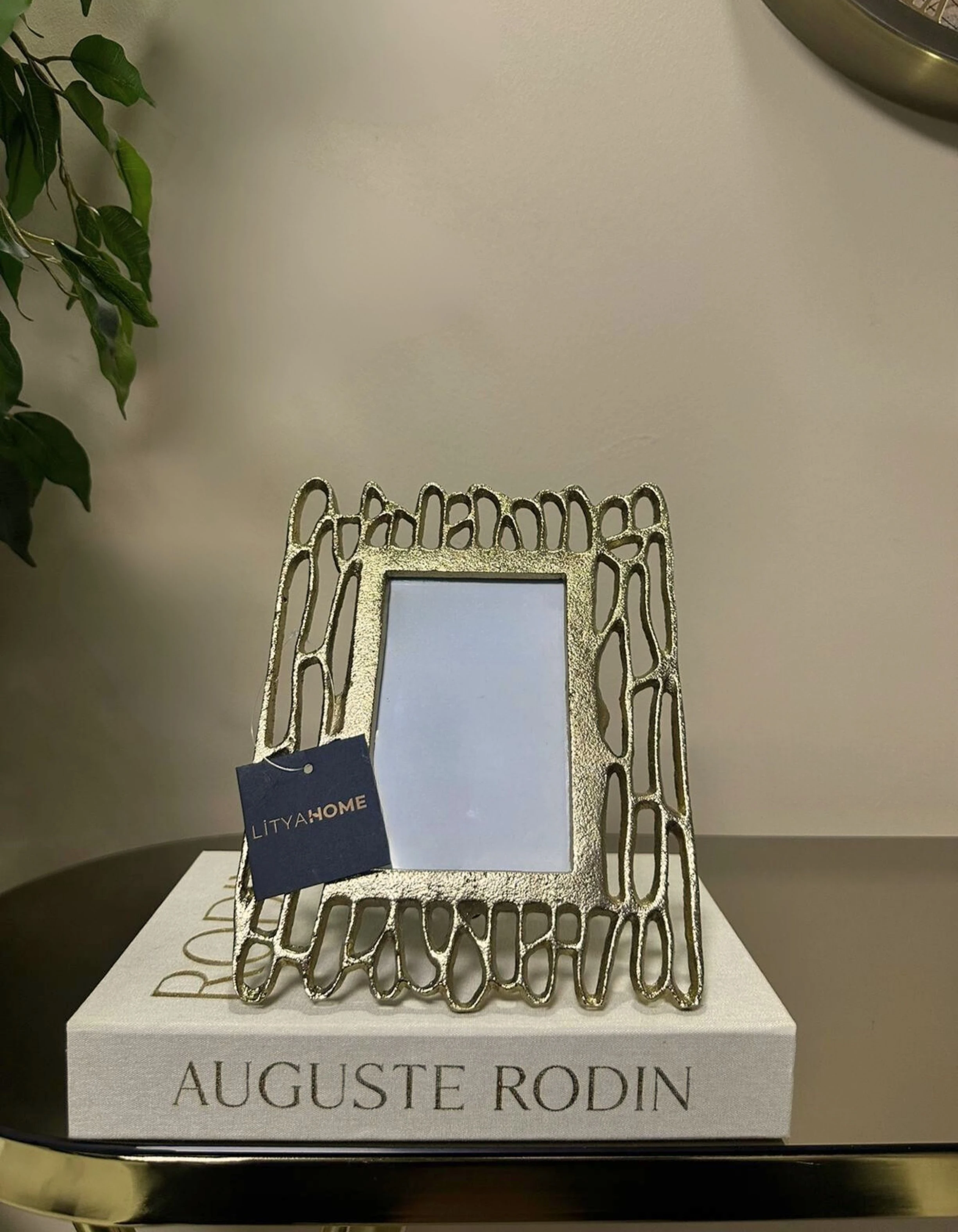 Alüminyum Döküm Gold Çerçeve 24x18 CM