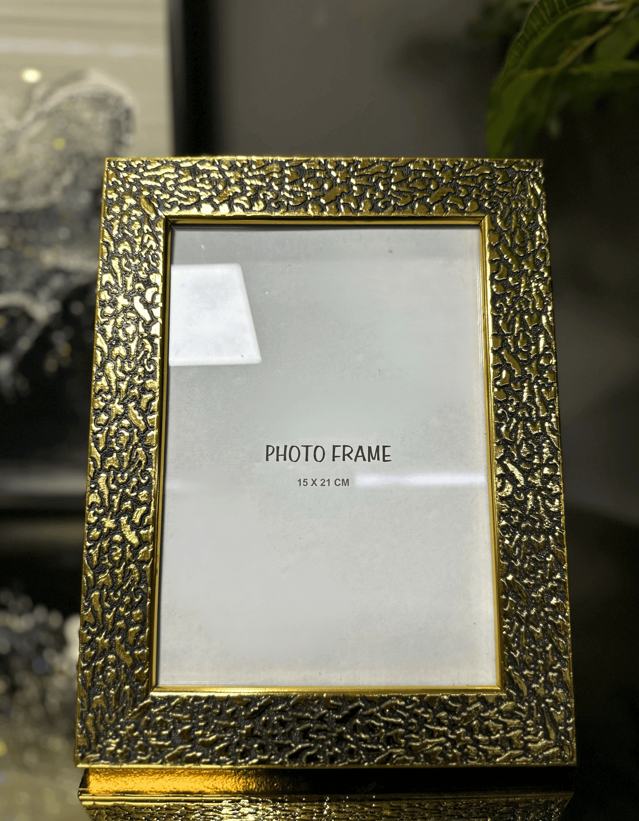 Gold Siyah Detaylı Fotoğraf Çerçevesi