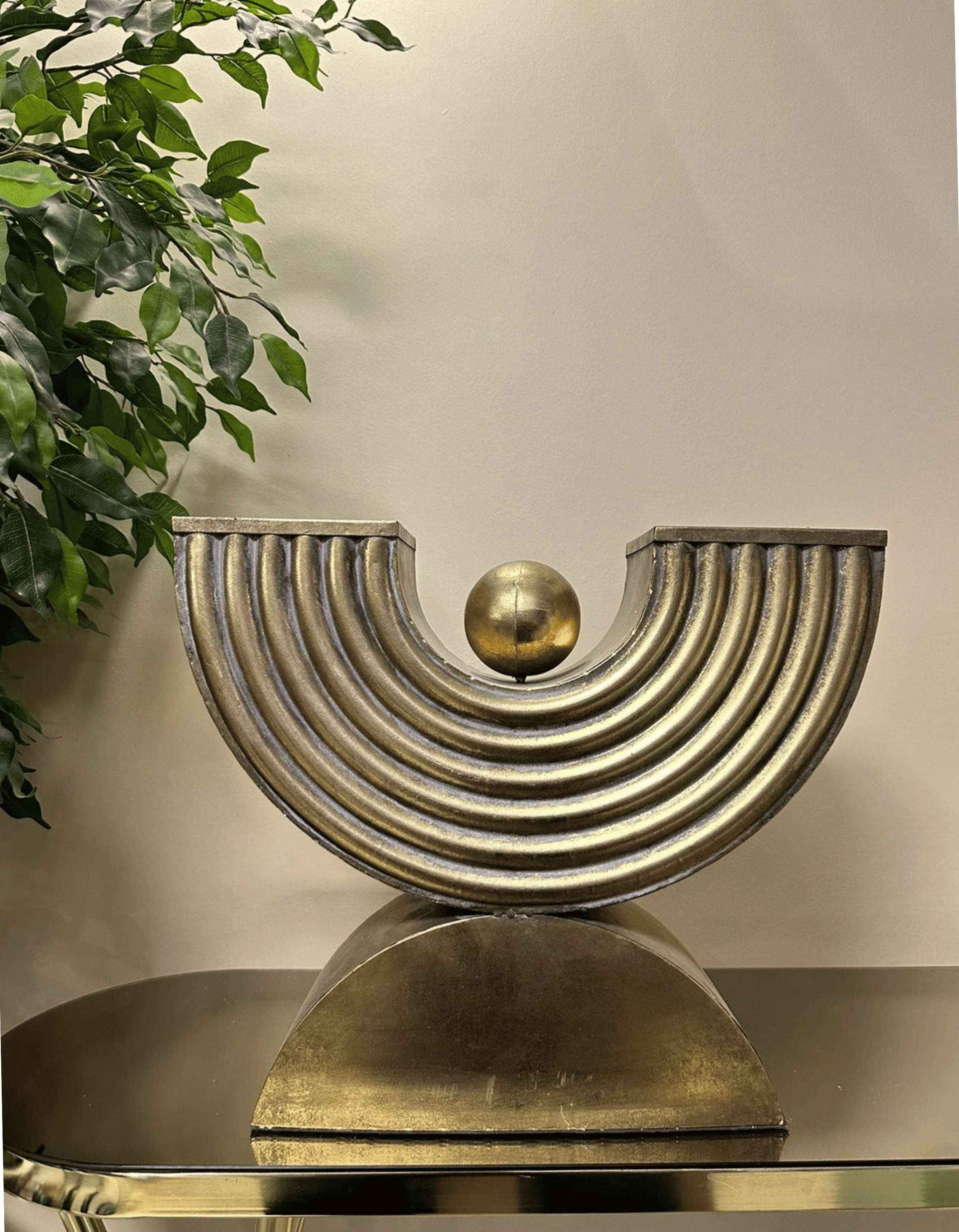 Aura Eskitme Metal Dekor – 49x41 cm