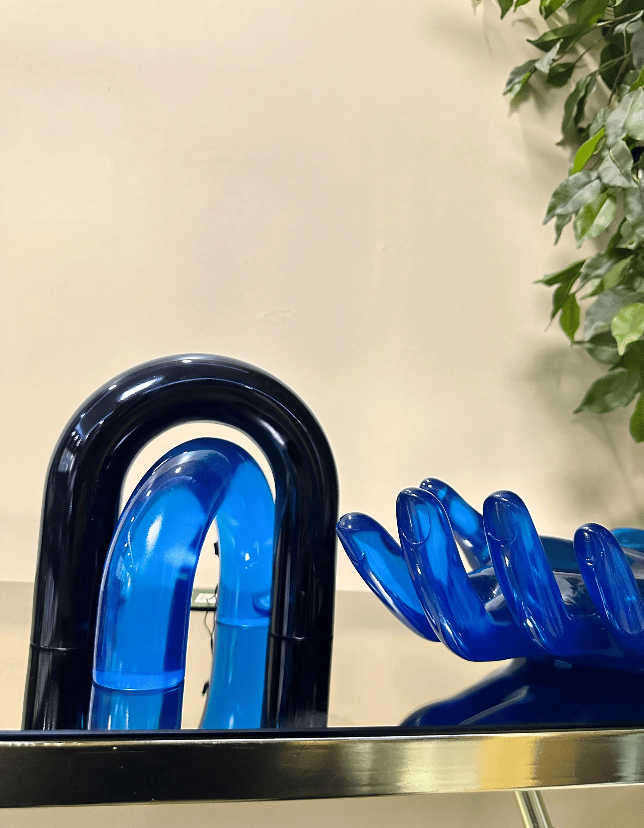 Blue Aura El Dekoratif Obje