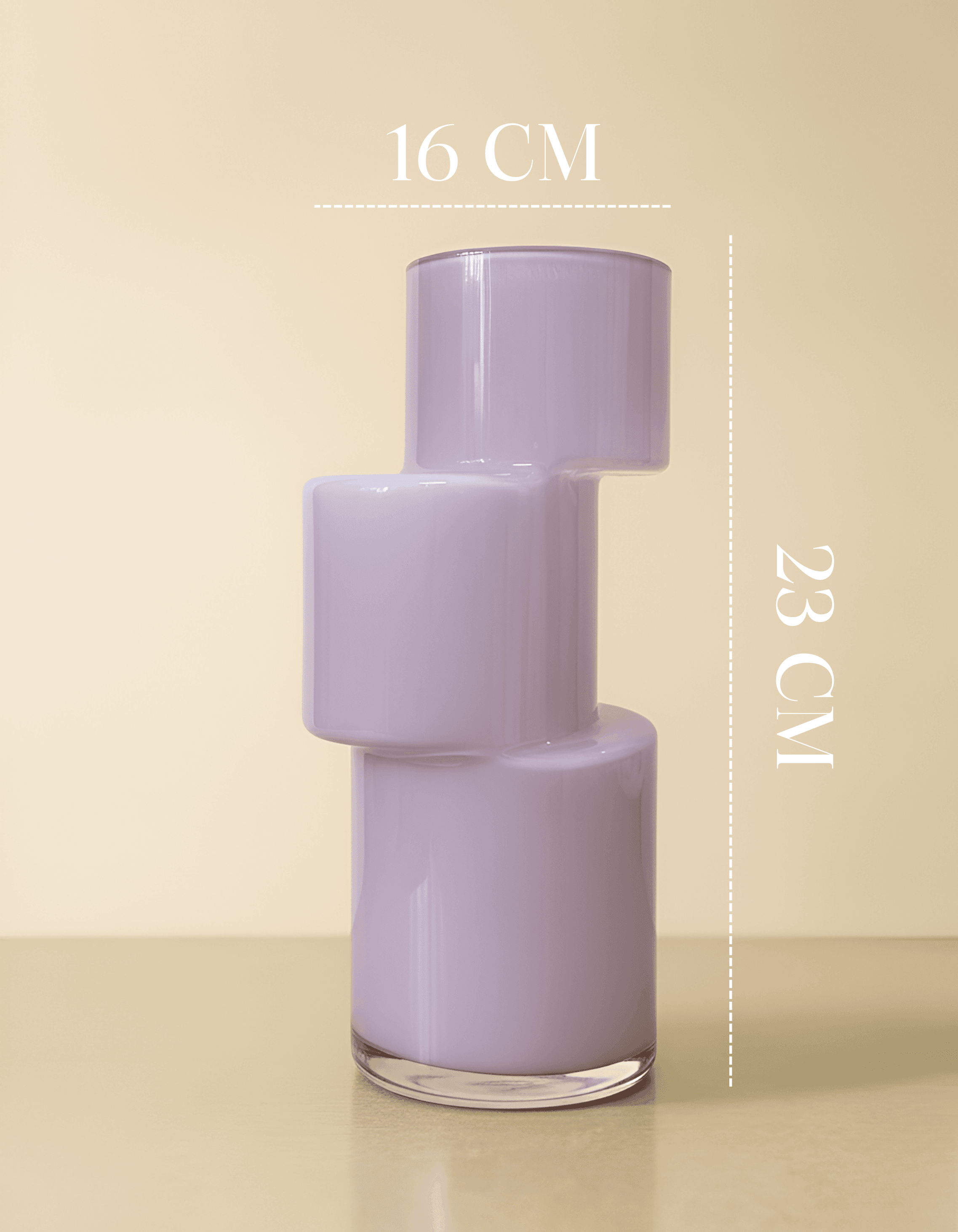 Lavender Step Cam Vazo – 23x16 CM