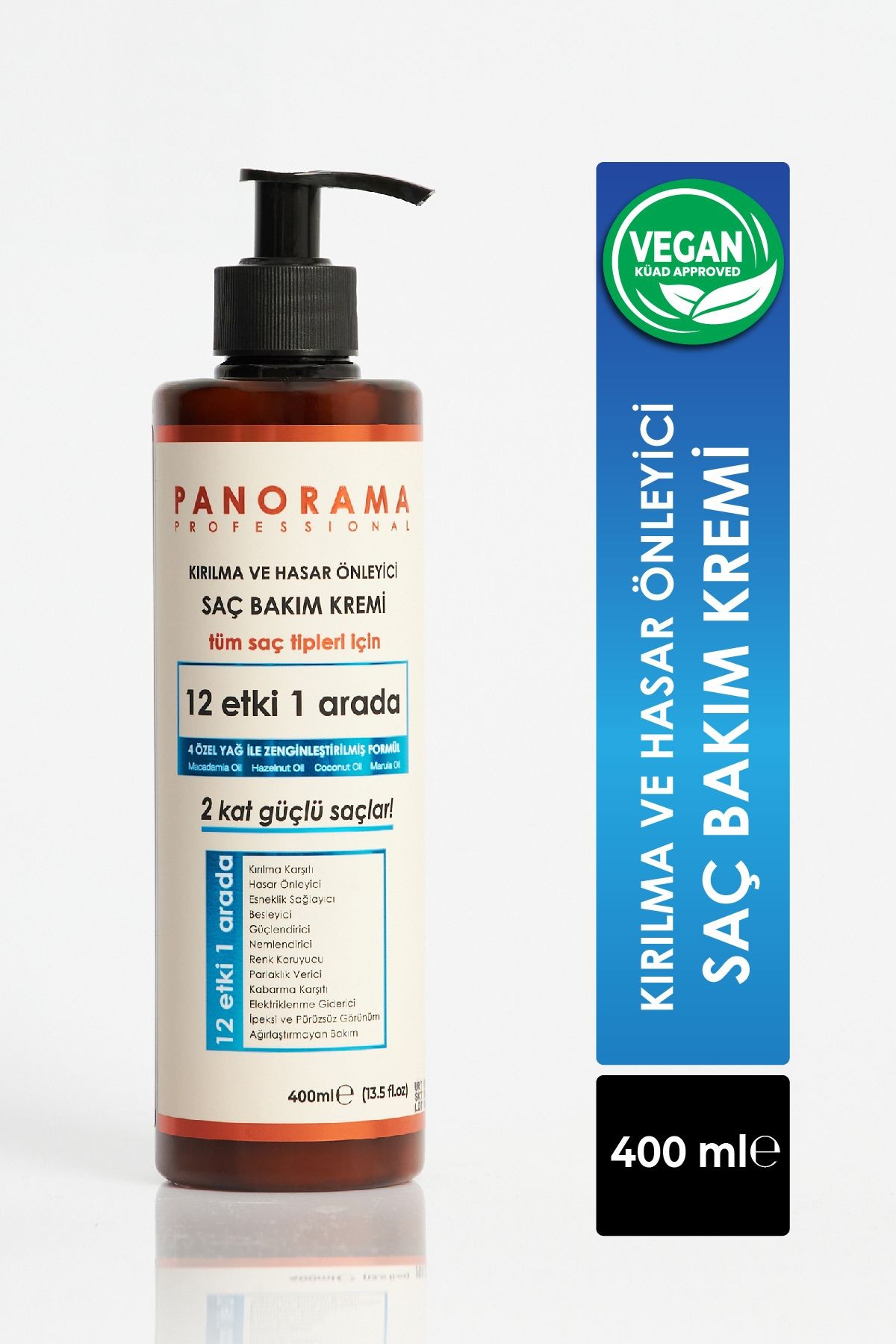 Panorama Professional Anti-Damage Family Hair Care Set 2 Times Stronger Hair 12 Effects in 1 Vegan Formula