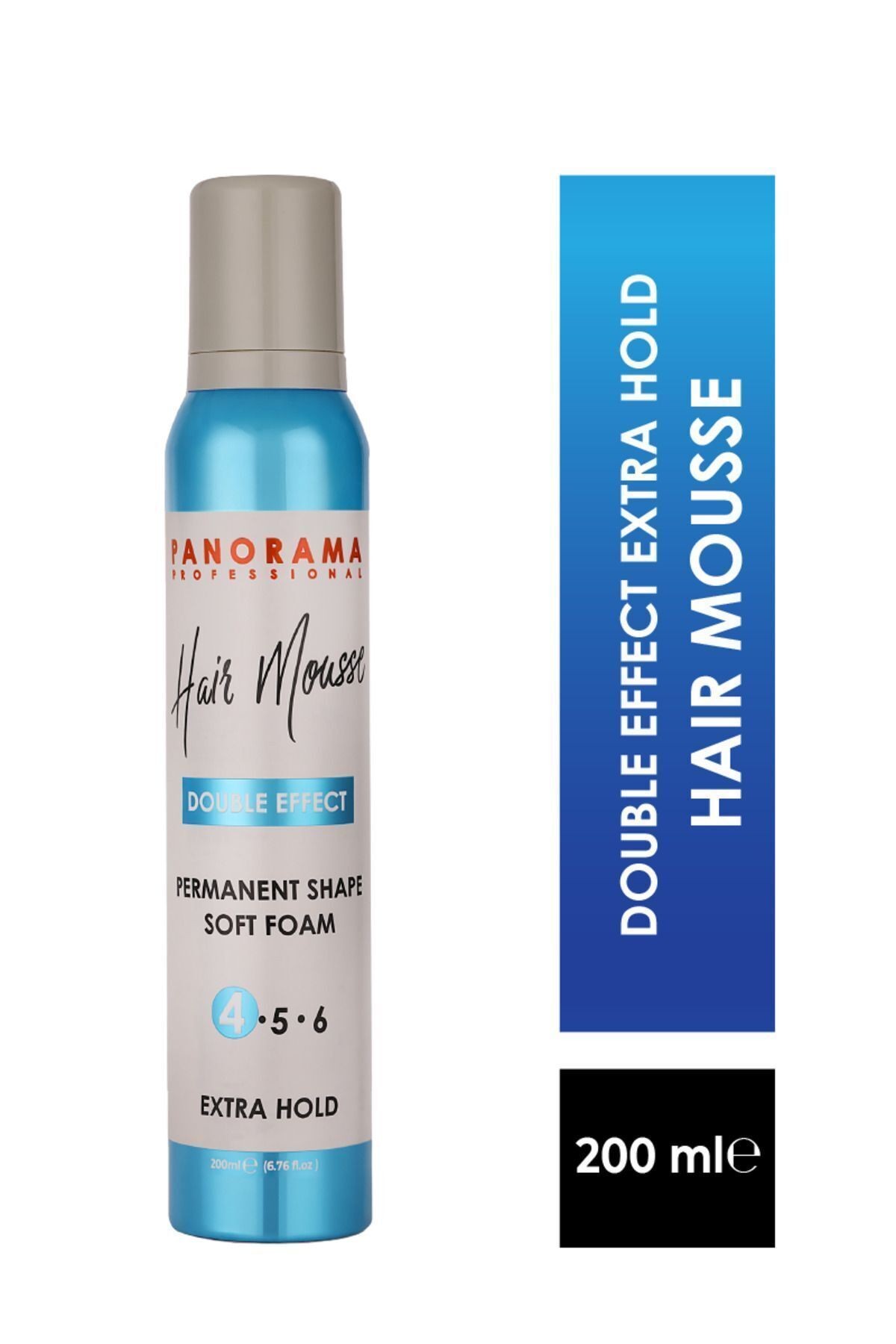 Panorama Professional Hair Mousse Ultra Hold 4- 200 ml / Volumizing, Nourishing, Protective Effect