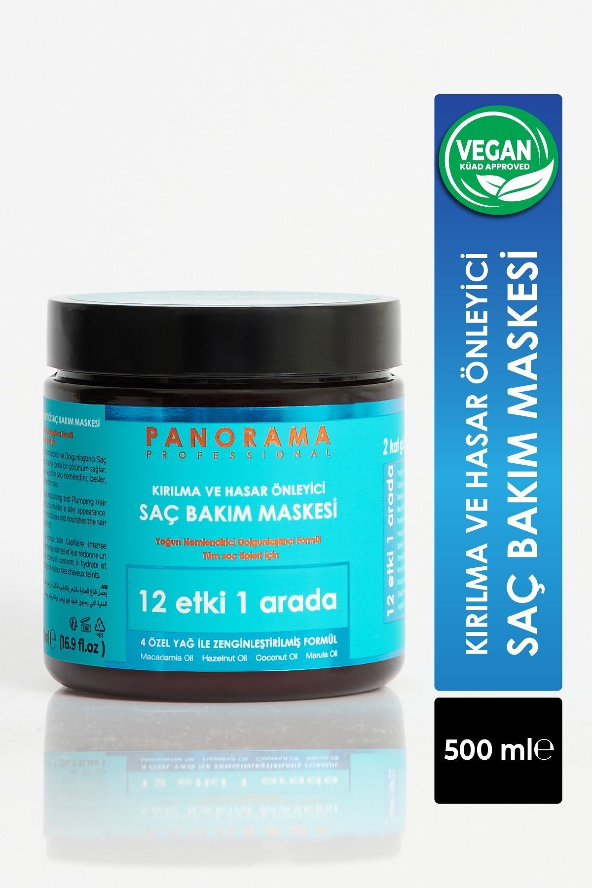 Panorama Professional Anti-Damage Hair Care Mask - 500 Ml / Vegan Formula