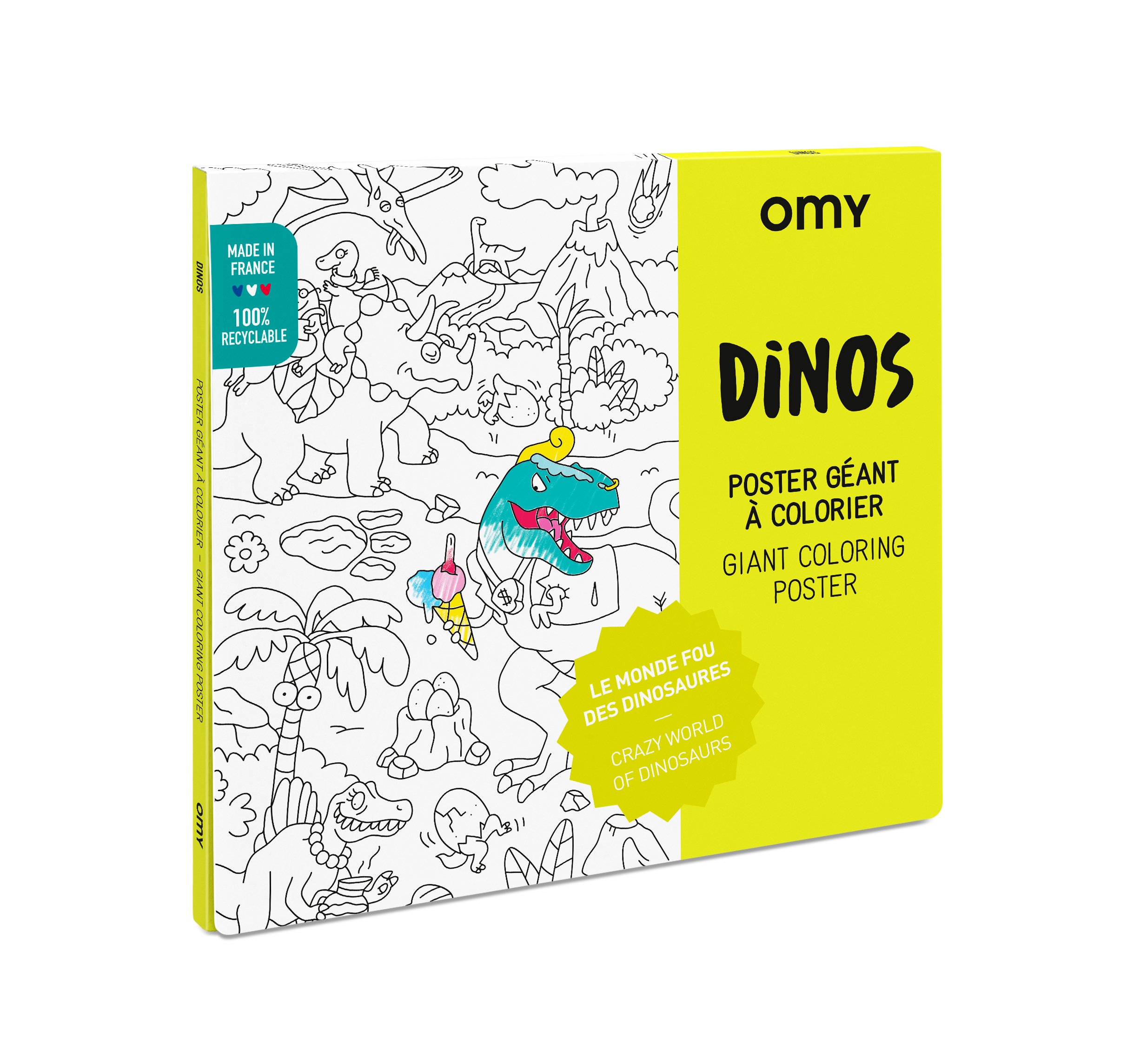 COLORING POSTER - DINOS
