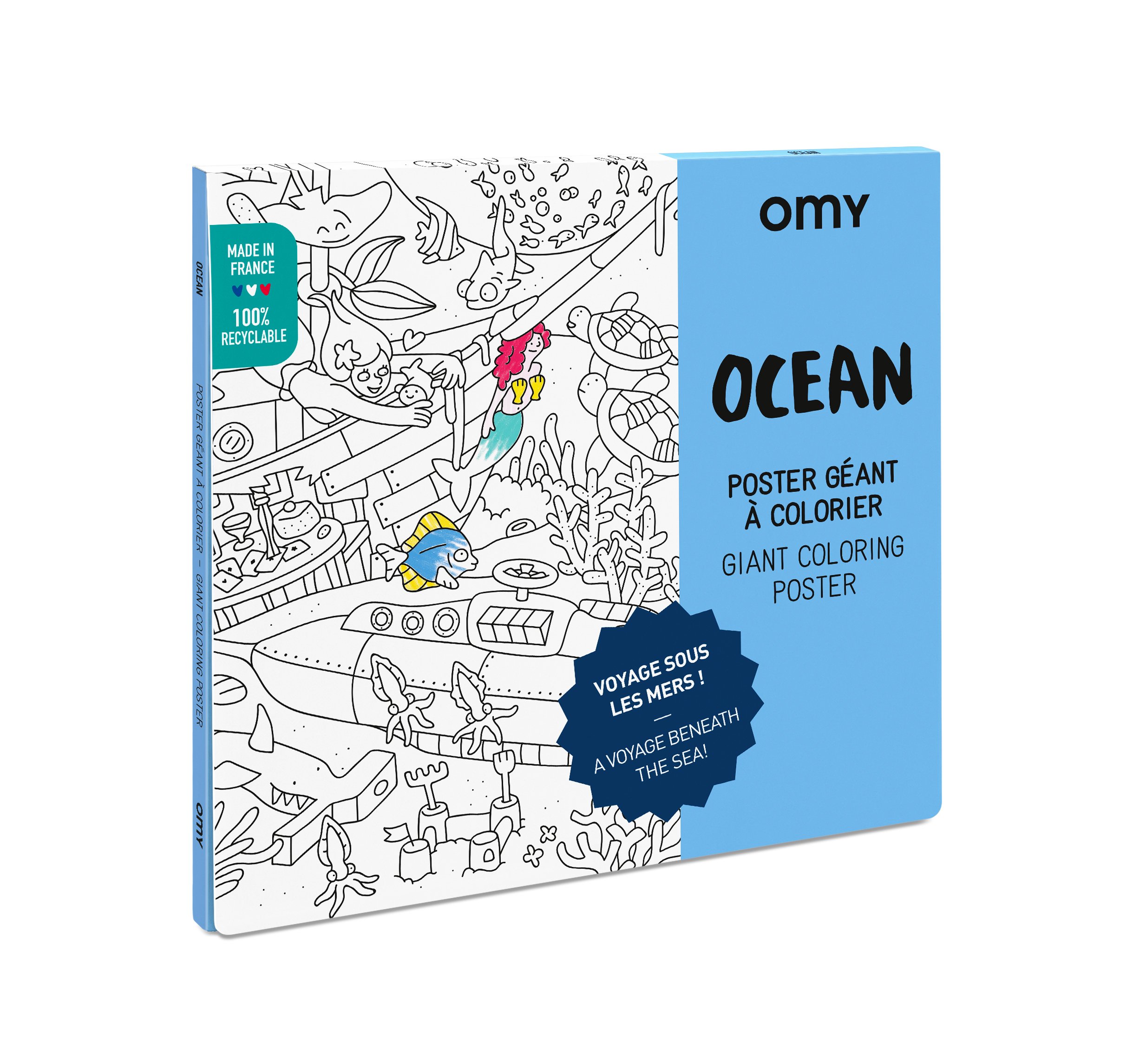 COLORING POSTER - OCEAN