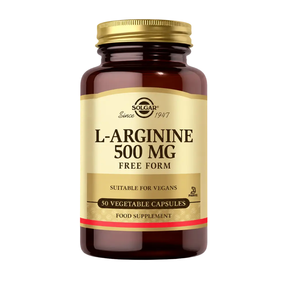 Solgar L-Arginine 500 mg 50 Bitkisel Kapsül