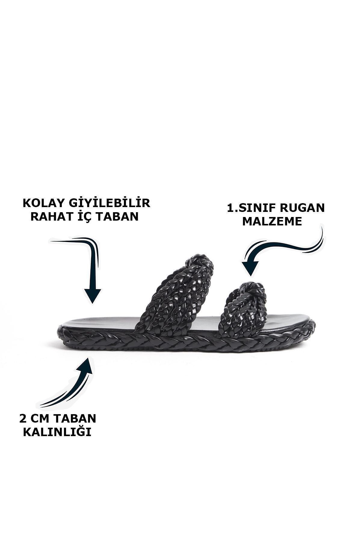 Parlak Rugan Çift şeritli Alçak Topuklu Kadın Abiye Yazlık Günlük Terlik Sandalet