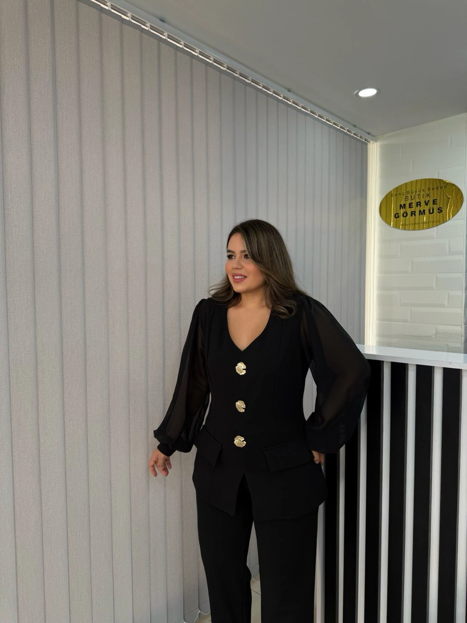 Çiçek Broş Detaylı İkili Takım