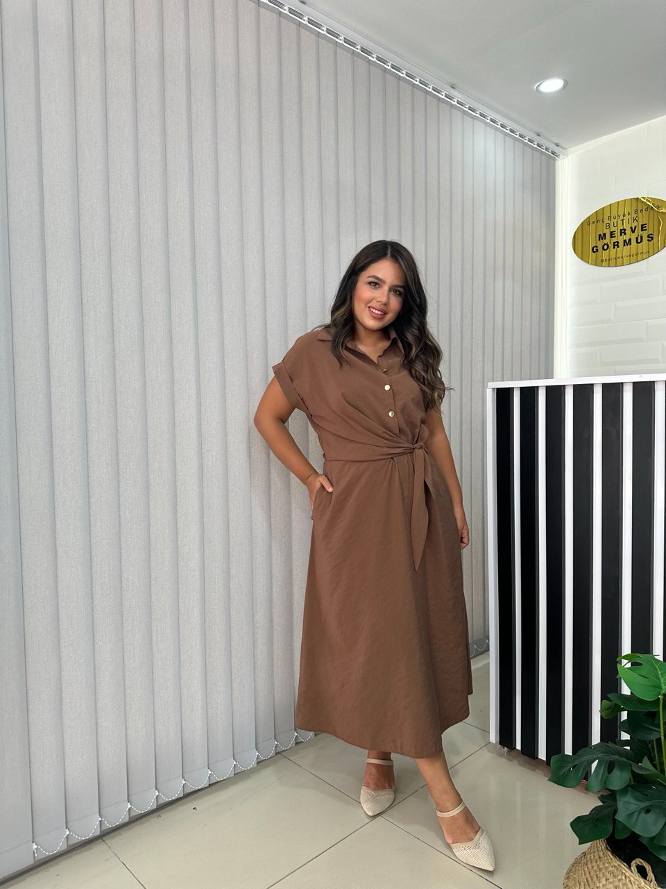 Charm Yandan Bağlamalı Elbise