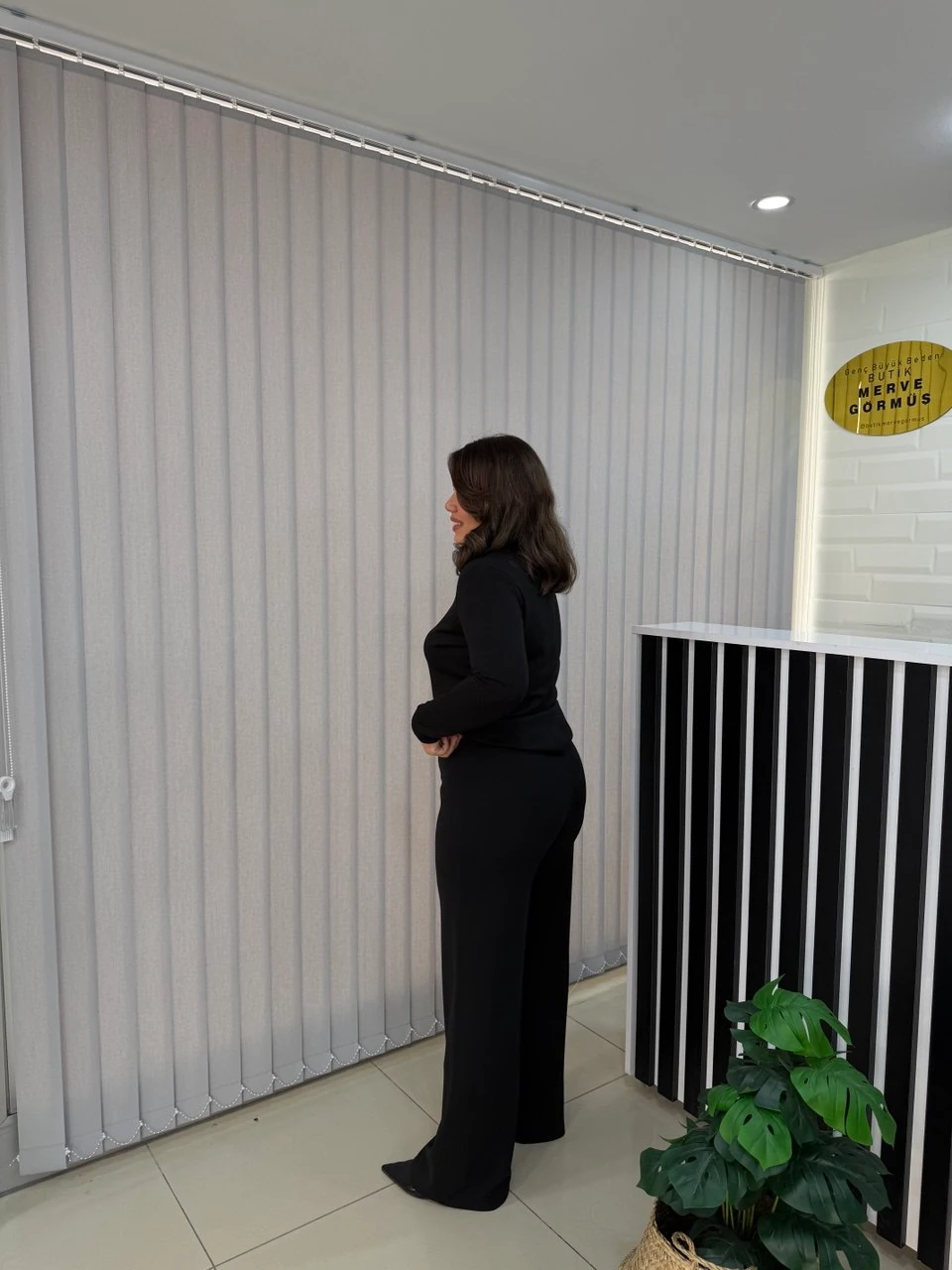 Astra Beli Lastikli Palazzo Pantolon