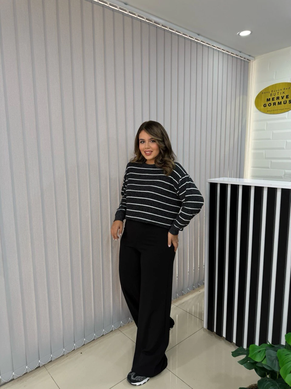 Çizgili Yumoş Kazak