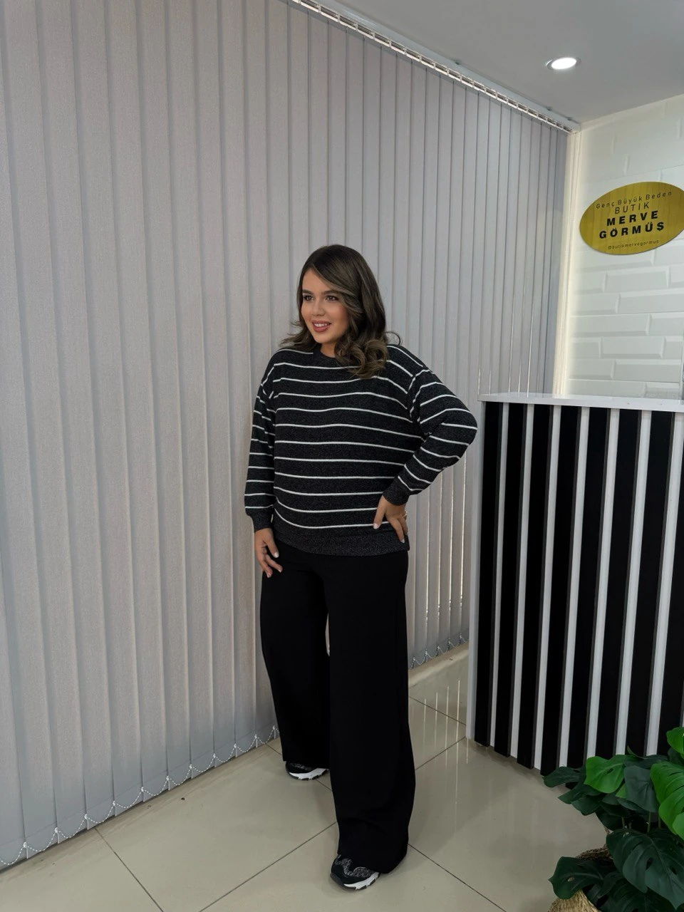 Çizgili Yumoş Kazak