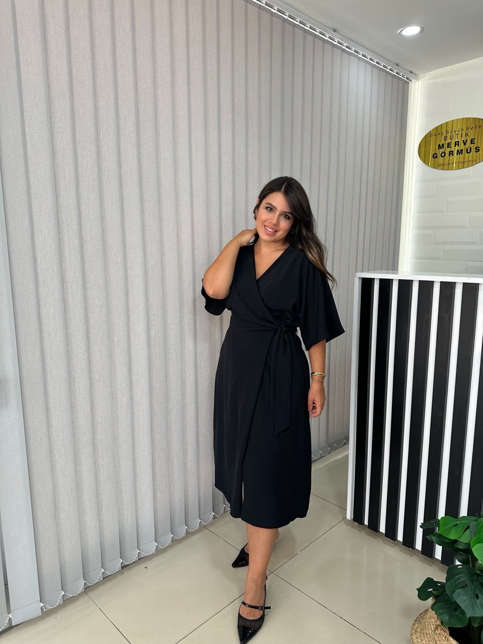 Diva Yandan Bağlamalı Elbise