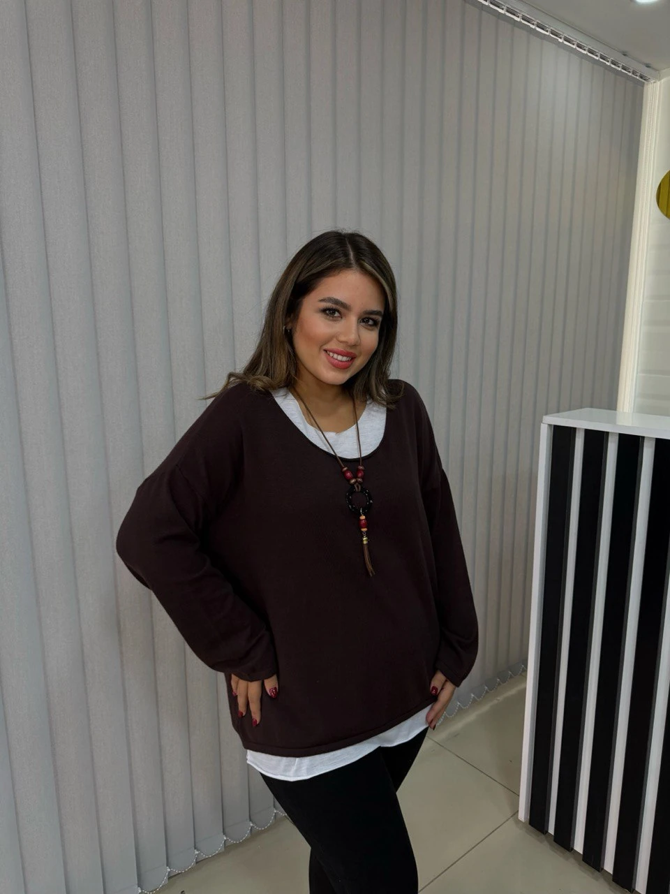 İtalyan İkili Triko Bluz