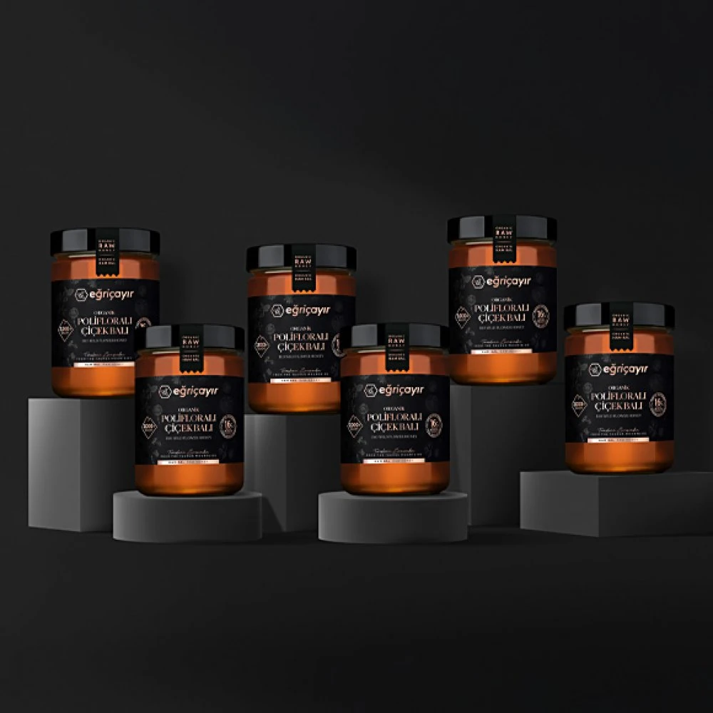 ORGANİK POLİFLORALI (ÇOK ÇİÇEKLİ) BAL TA16+ - 6x850g
