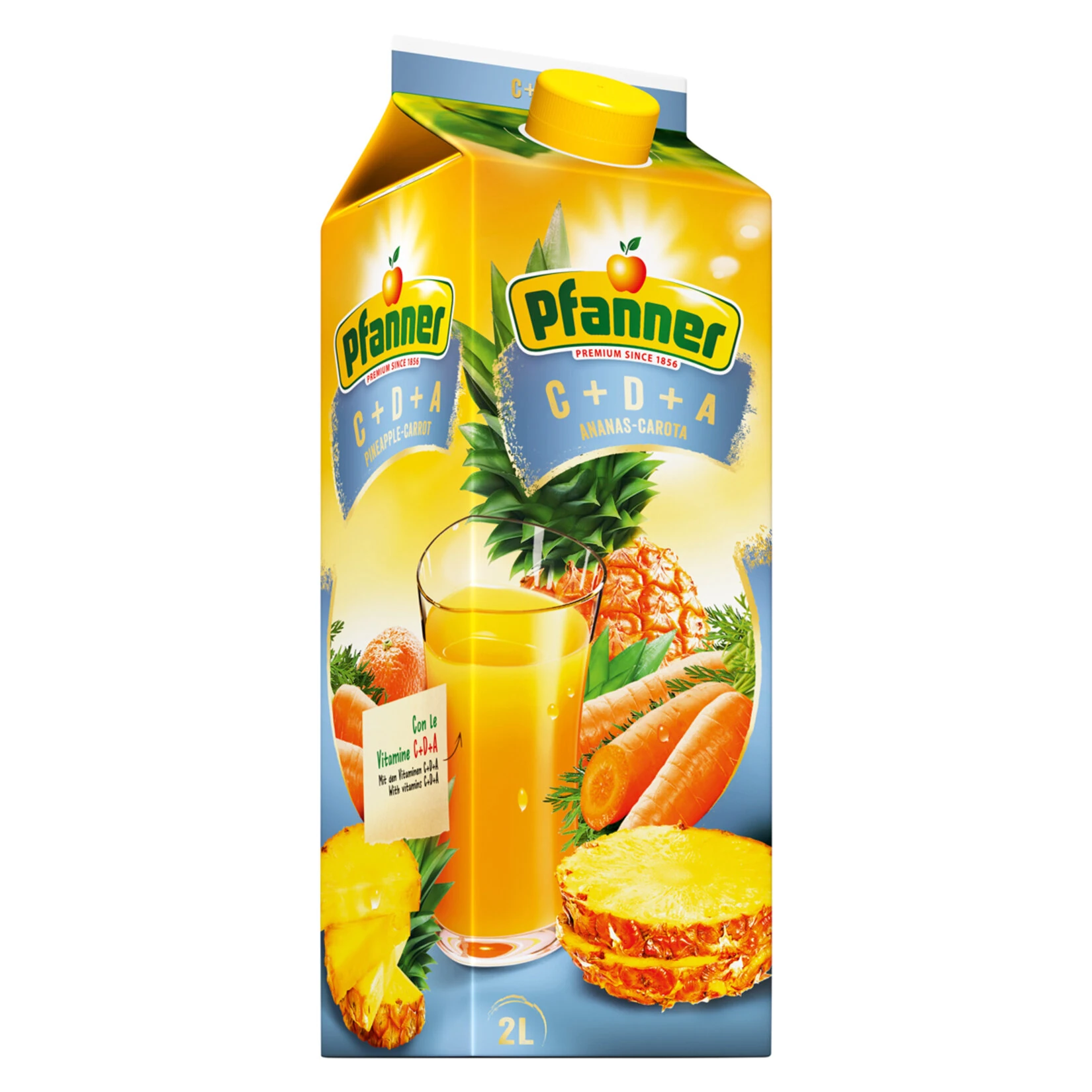 C+D+A Karışık Meyveli-Havuçlu İçecek 2L