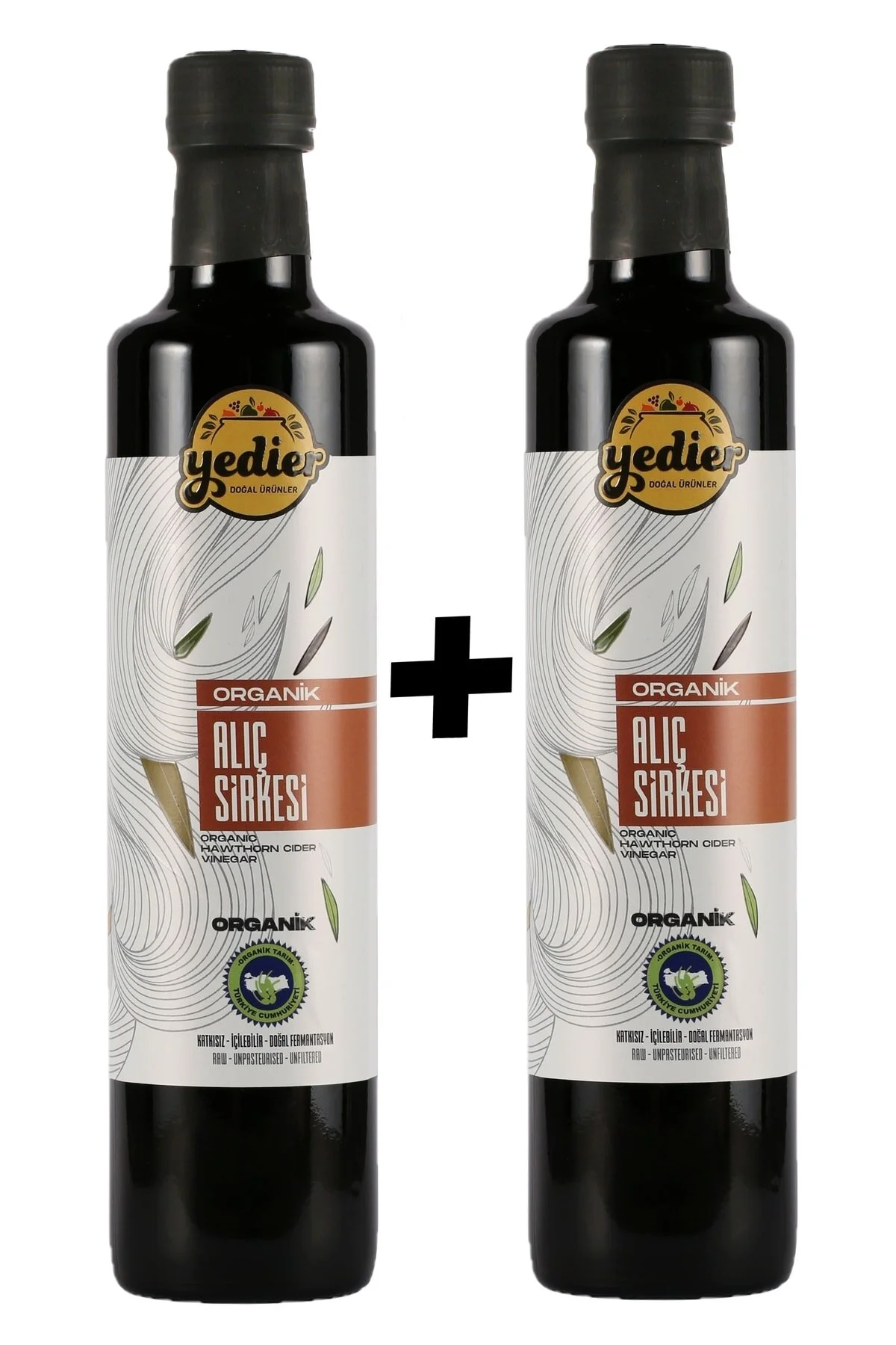Organik Alıç Sirkesi 500 Ml - 2'li Paket