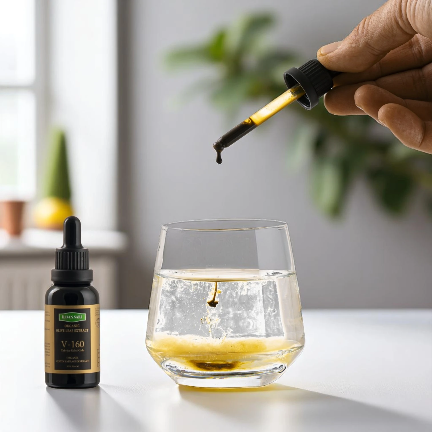 V-160 Organik Zeytin Yaprağı Ekstraktı 30ml