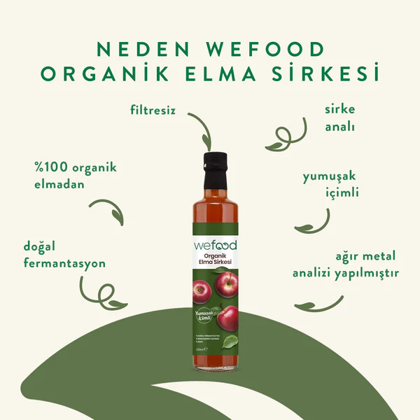 Organik Elma Sirkesi 500ml