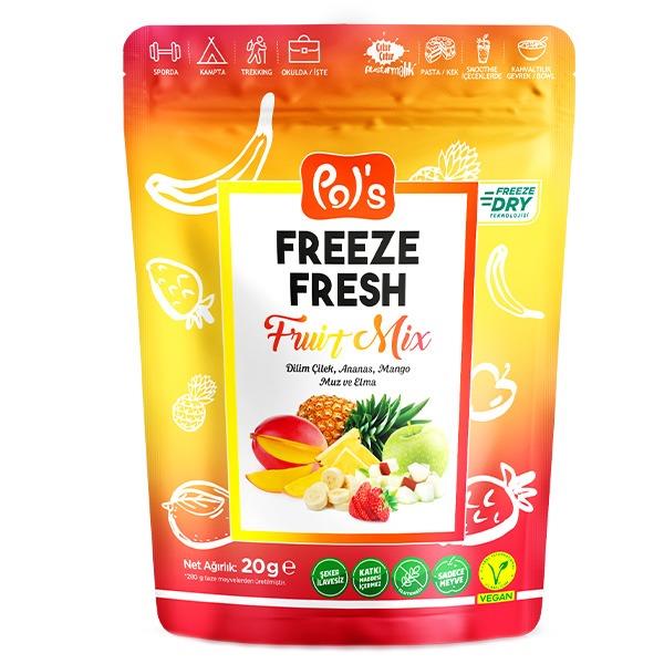 Freeze Fresh Dondurularak Kurutulmuş Fruit Mix 20g