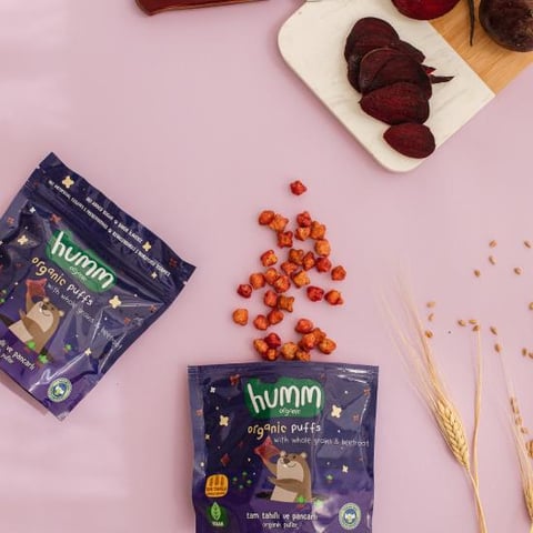 Organik Vegan Pancarlı ve Tam Tahıllı Puflar - 30g