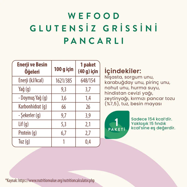 Glutensiz Grissini Çörek Otu & Chia'lı 40g