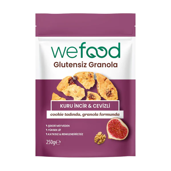 Glutensiz Granola Kuru İncir & Cevizli 250g
