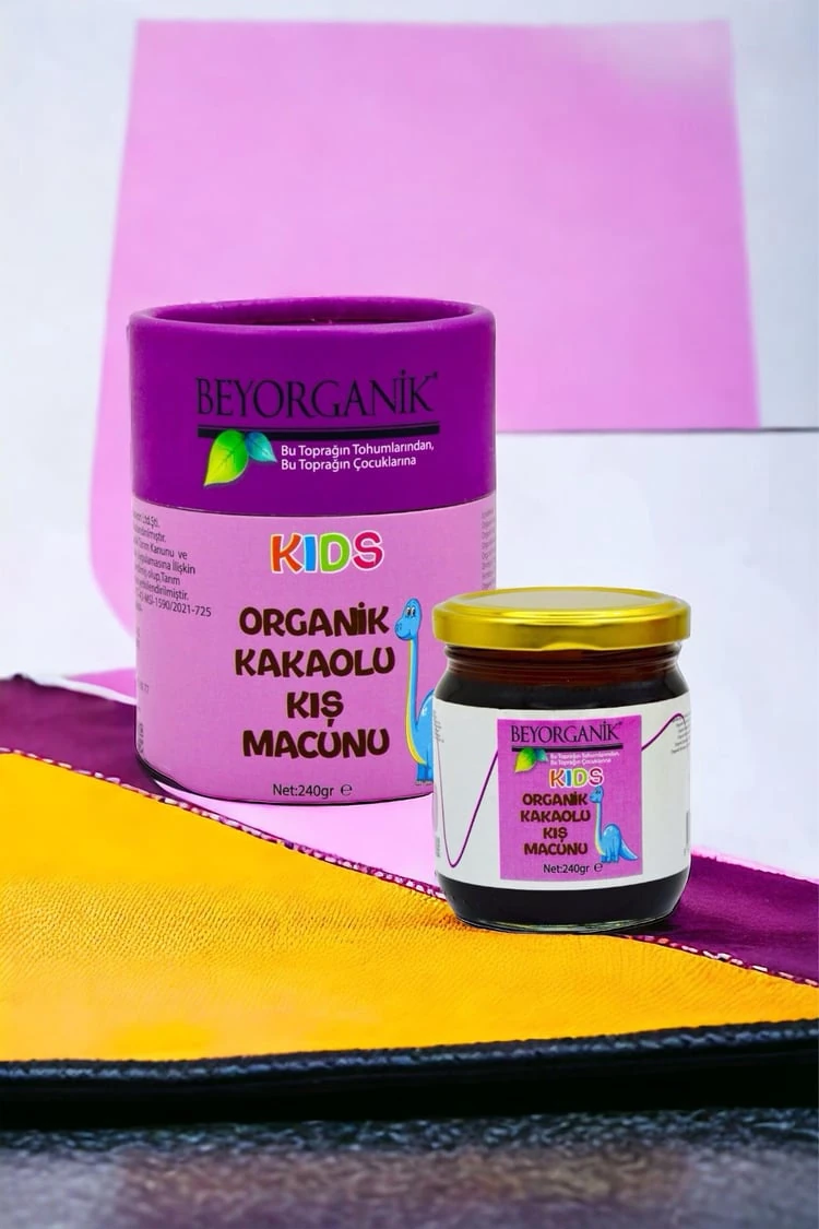 Organik Kakaolu Kış Macunu 240gr KİDS (PESTİSİT VE AĞIR METAL ANALİZLİ)