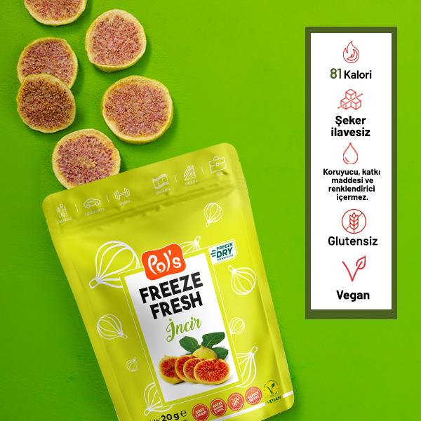 Freeze Fresh Dondurularak Kurutulmuş İncir 20g