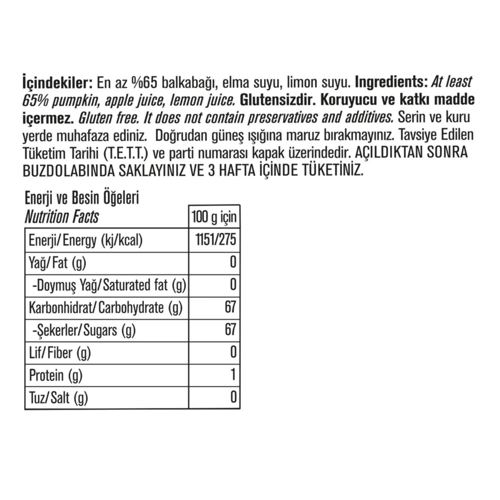 Adapazarı Beyaz Kestane Balkabağı Reçeli 285g