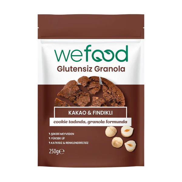 Glutensiz Granola Kakao & Fındıklı 250g