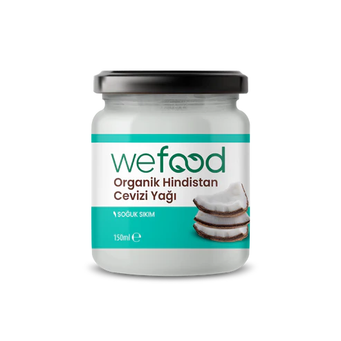 Organik Hindistan Cevizi Yağı 150 ml (Soğuk Sıkım)